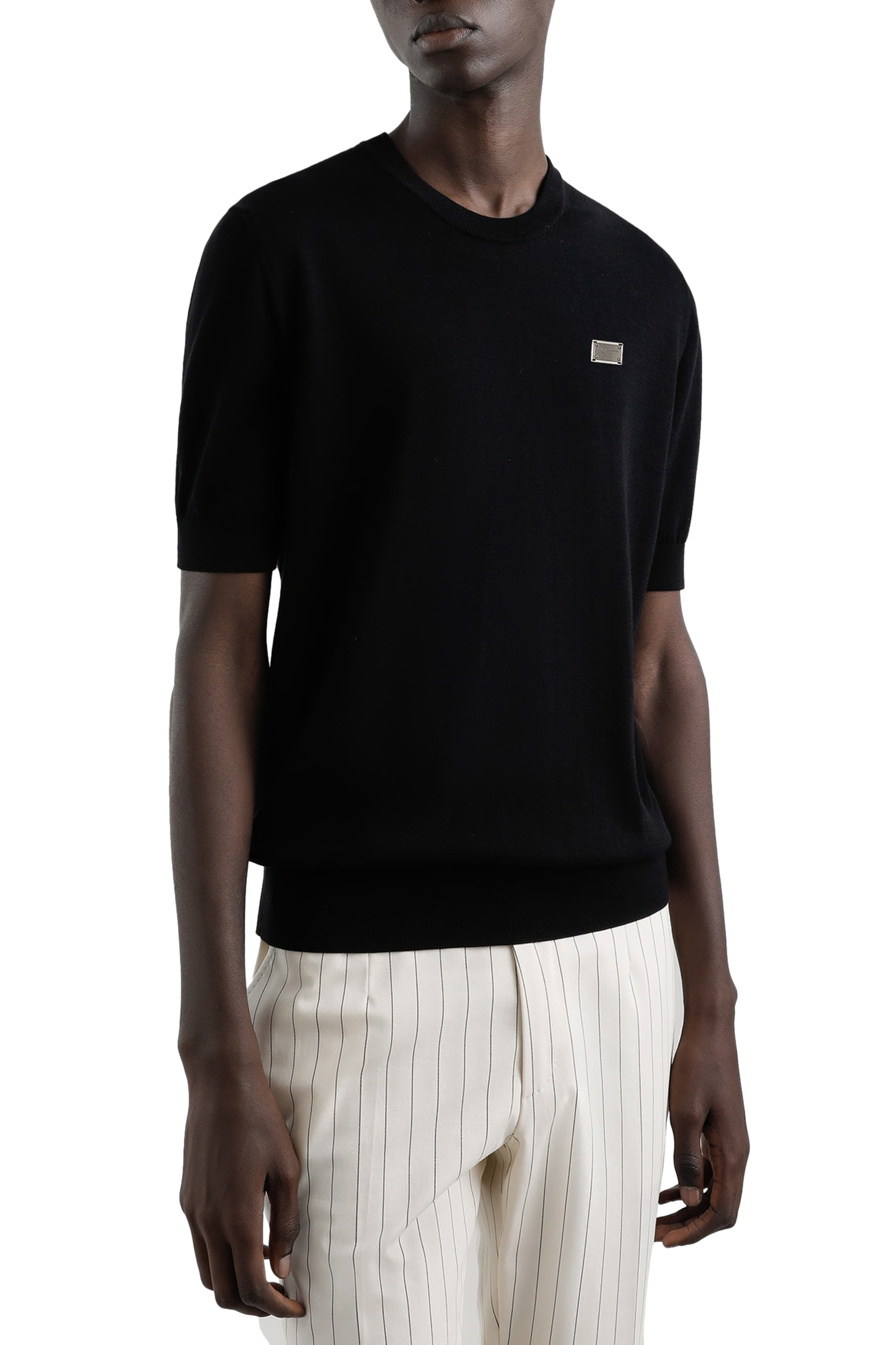 Cotton Round-Neck Sweater