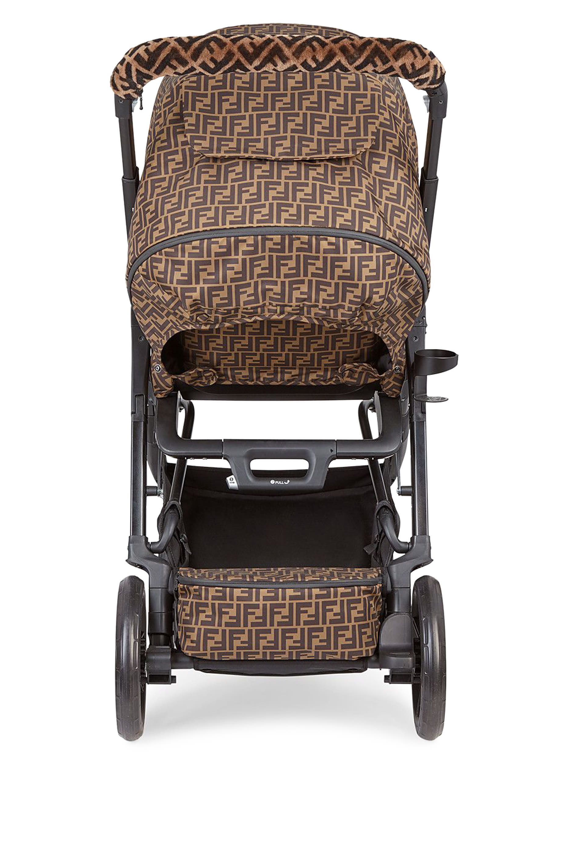 Brown FF Logo Stroller