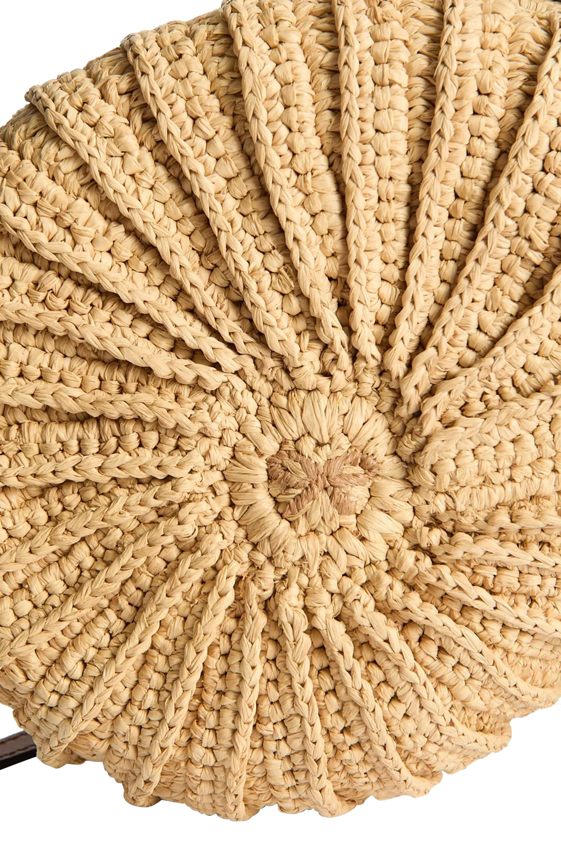 Raffia Hermit Crab Crossbody Bag