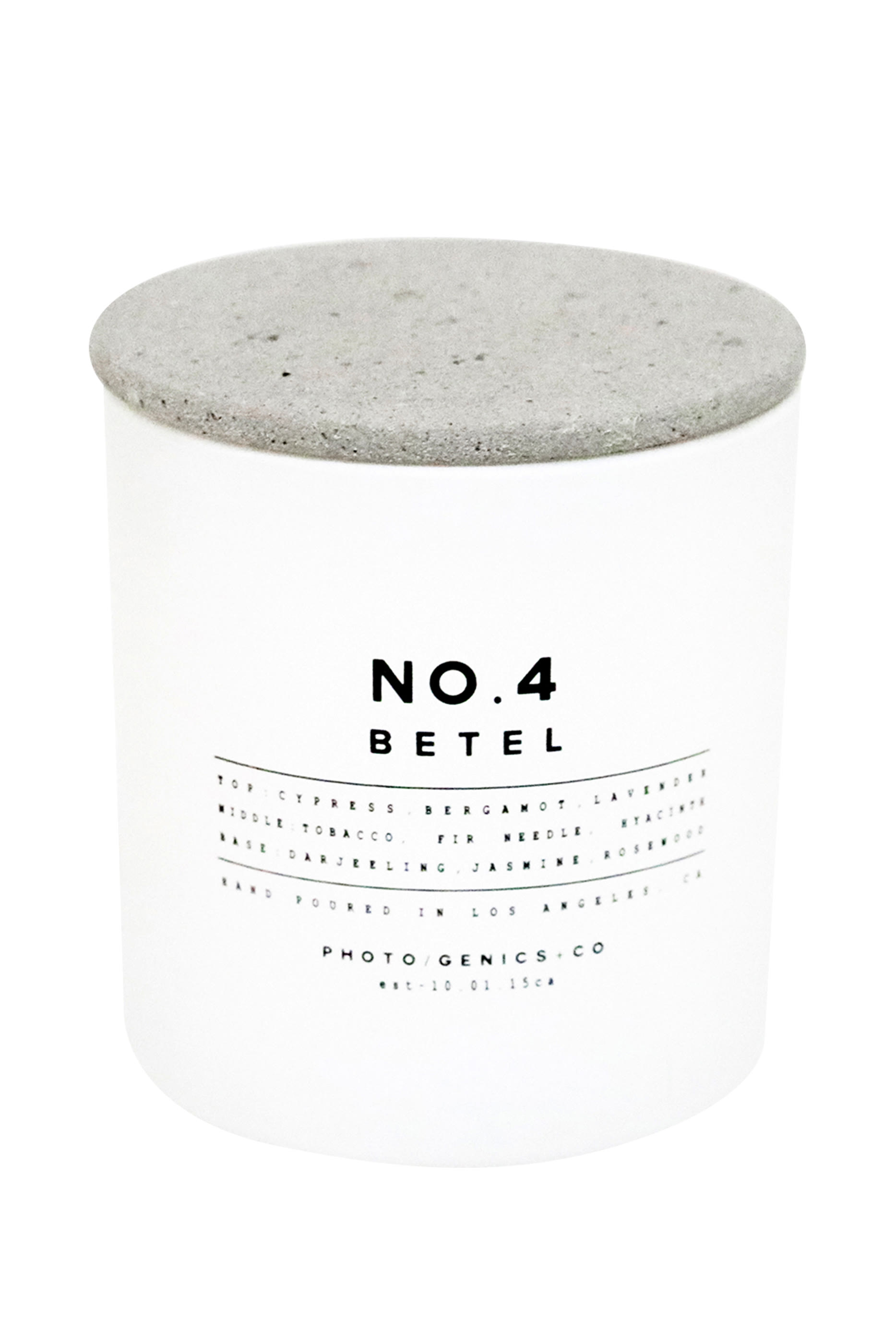 No.4 Betel Glass Candle