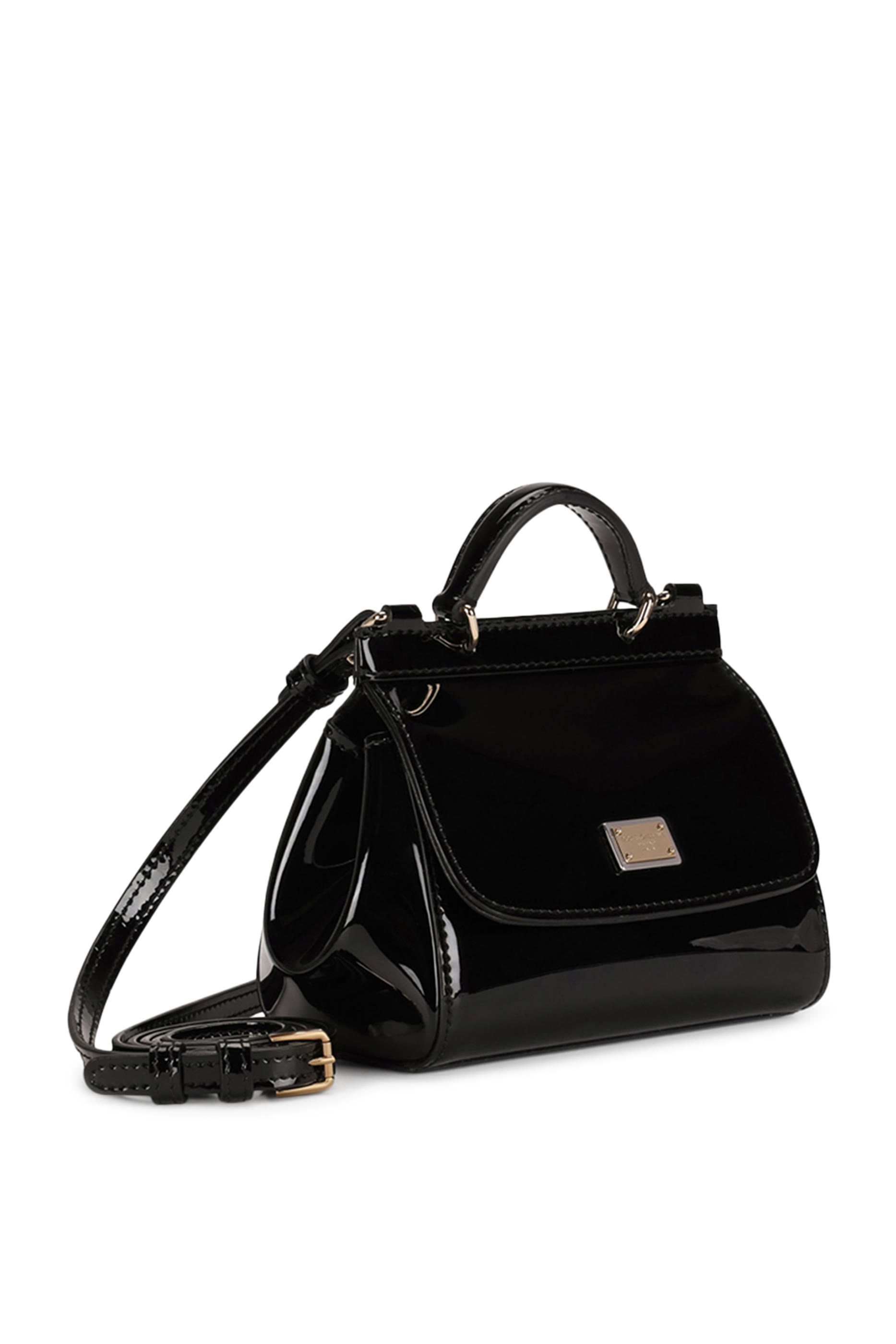 Kids Patent Leather Mini Sicily Bag 