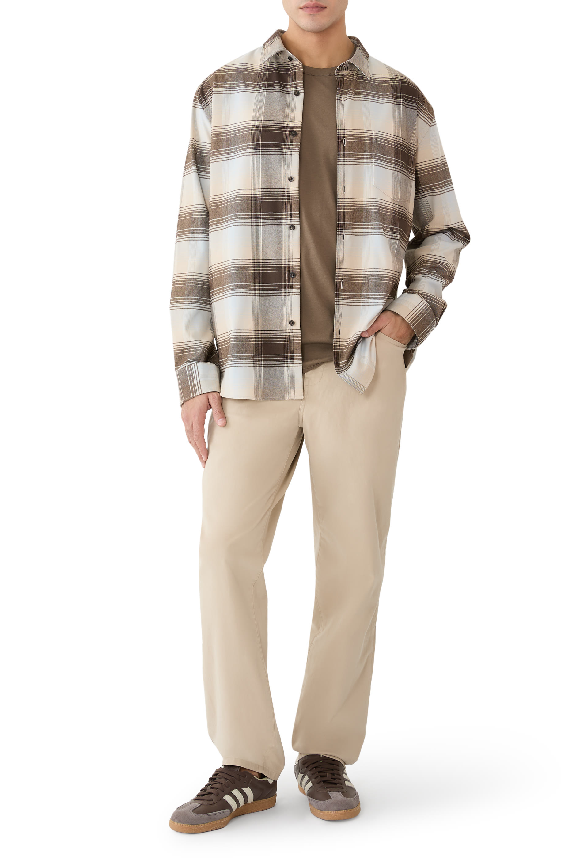 Missoula Plaid Button-Front Shirt