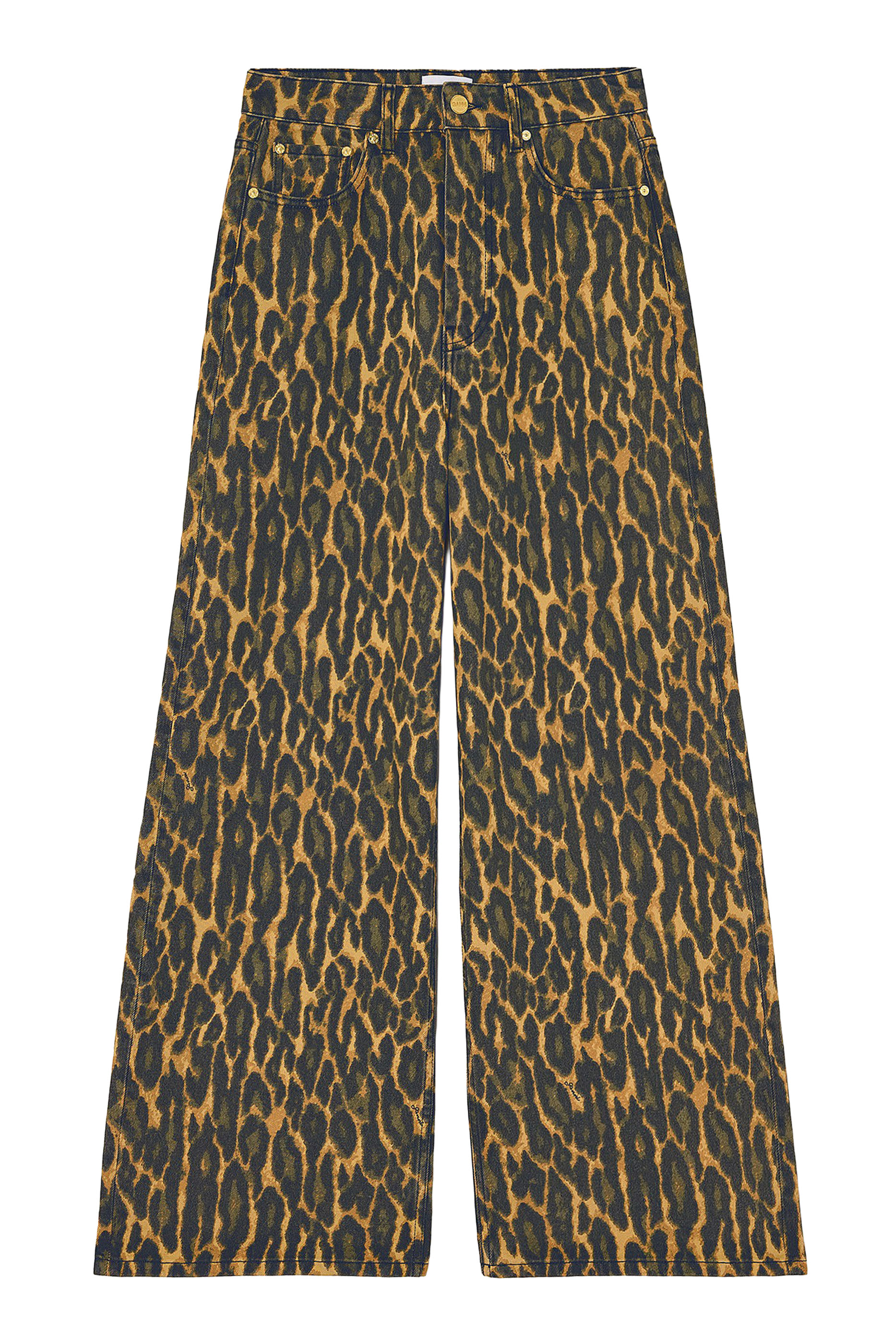 Leopard Baggy Jeans
