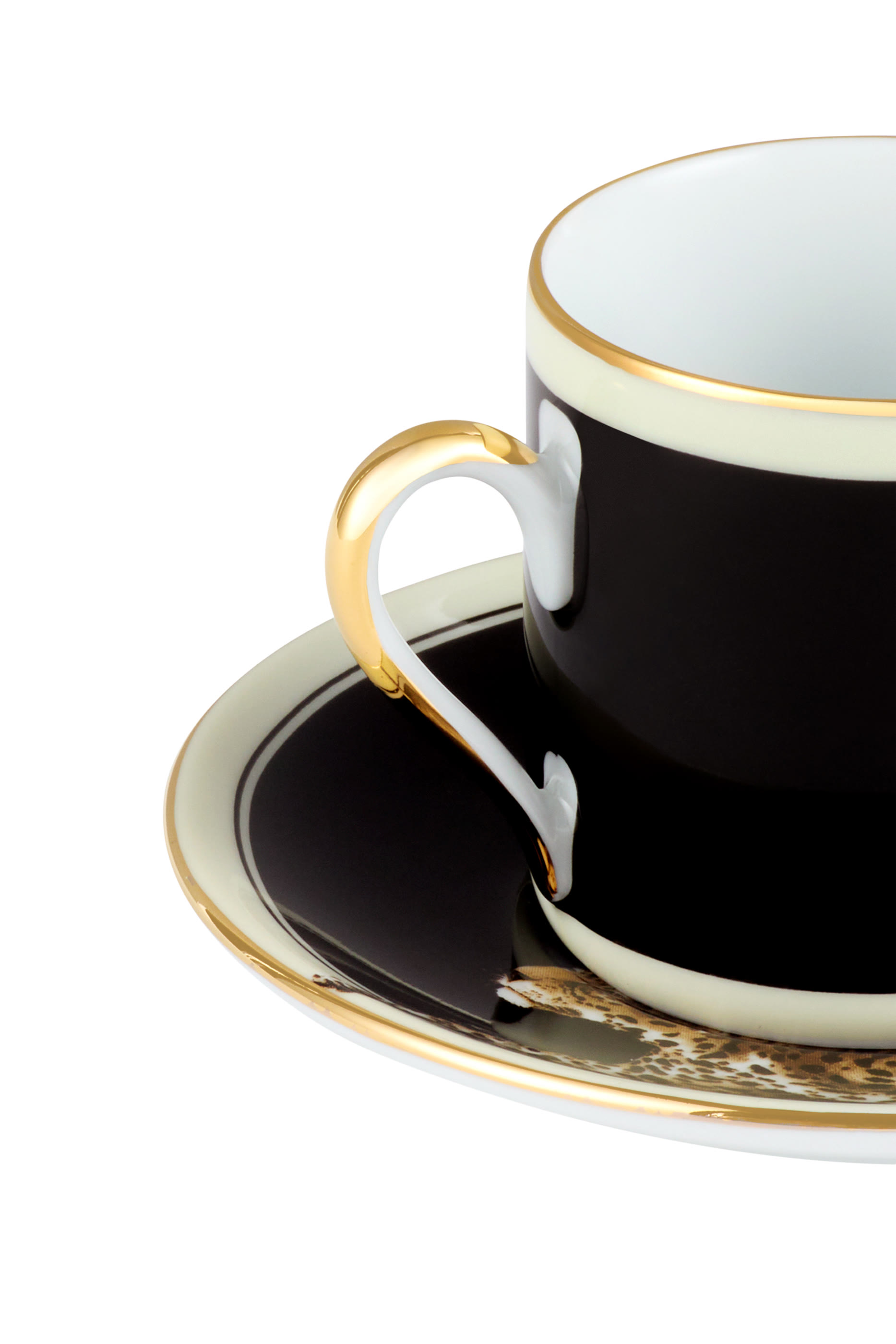 Leopardo Zampa Coffee Cup & Saucer Set