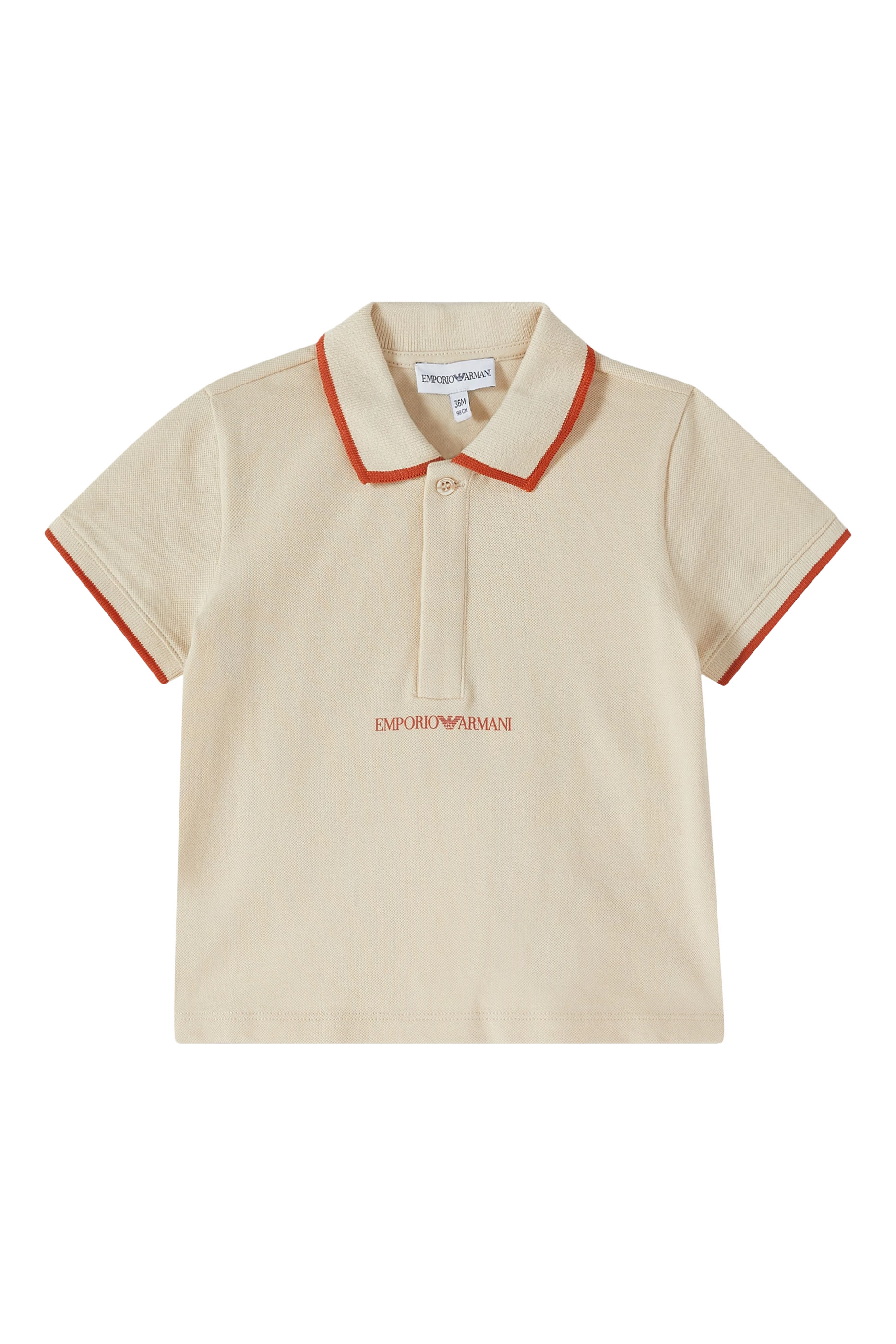 Kids Piqu&eacute; Jersey Polo Shirt with Piping Detail