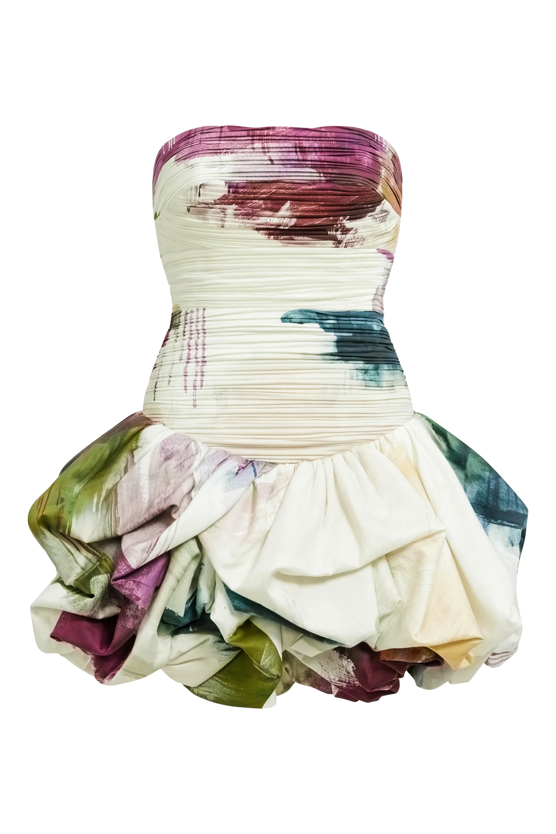 Violette Bubble Hem Mini Dress