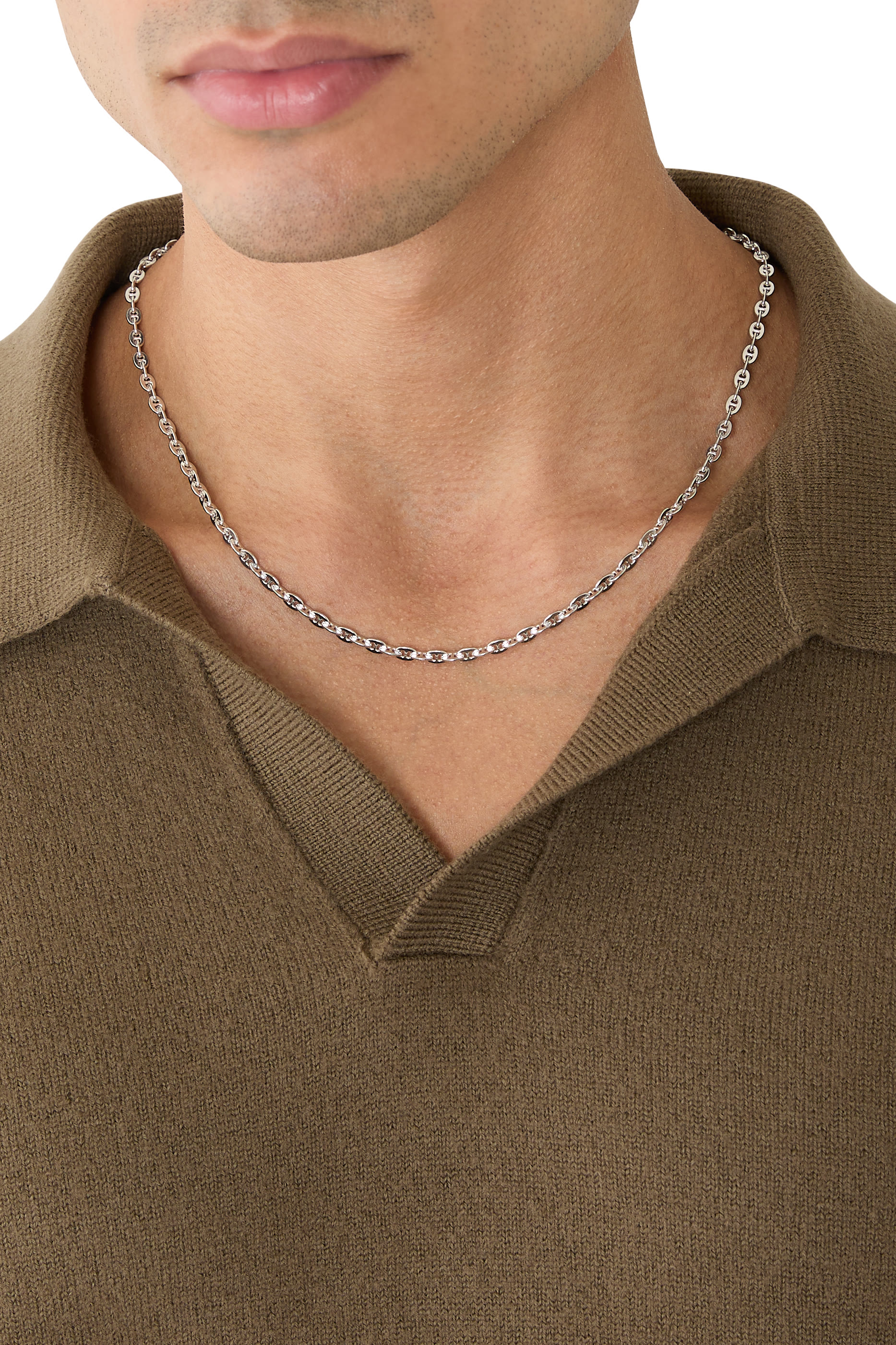 Sven Chain Necklace, 925 Sterling Silver