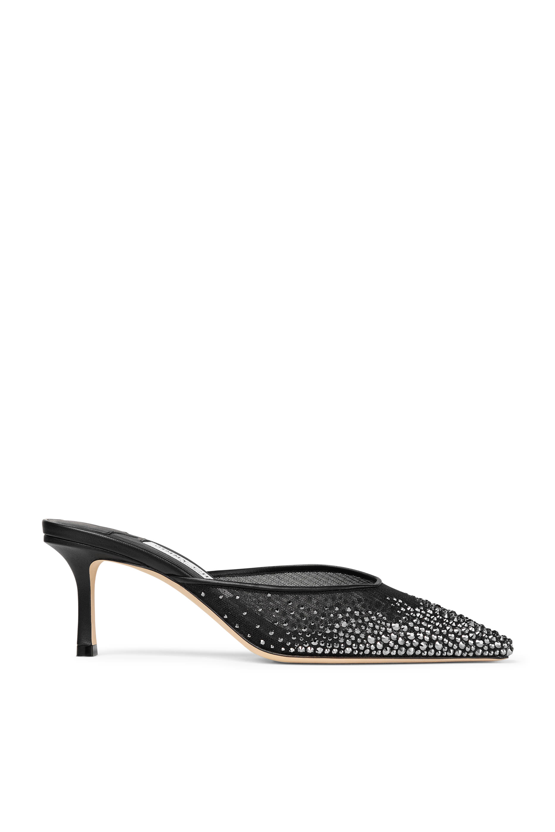 Vivi 65 Crystal Mesh Mule Pumps