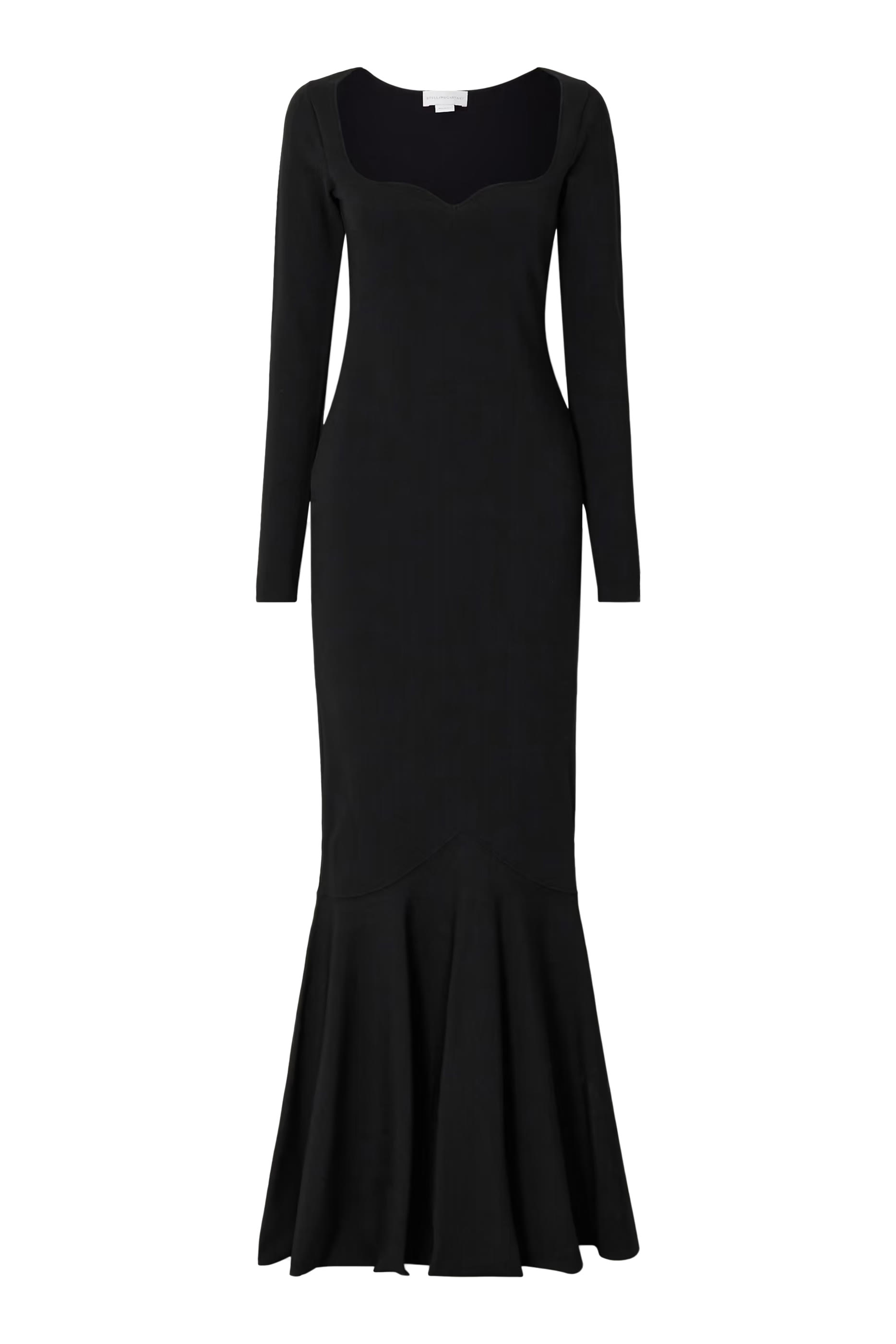 Flared Stretch-Jersey Bustier Gown