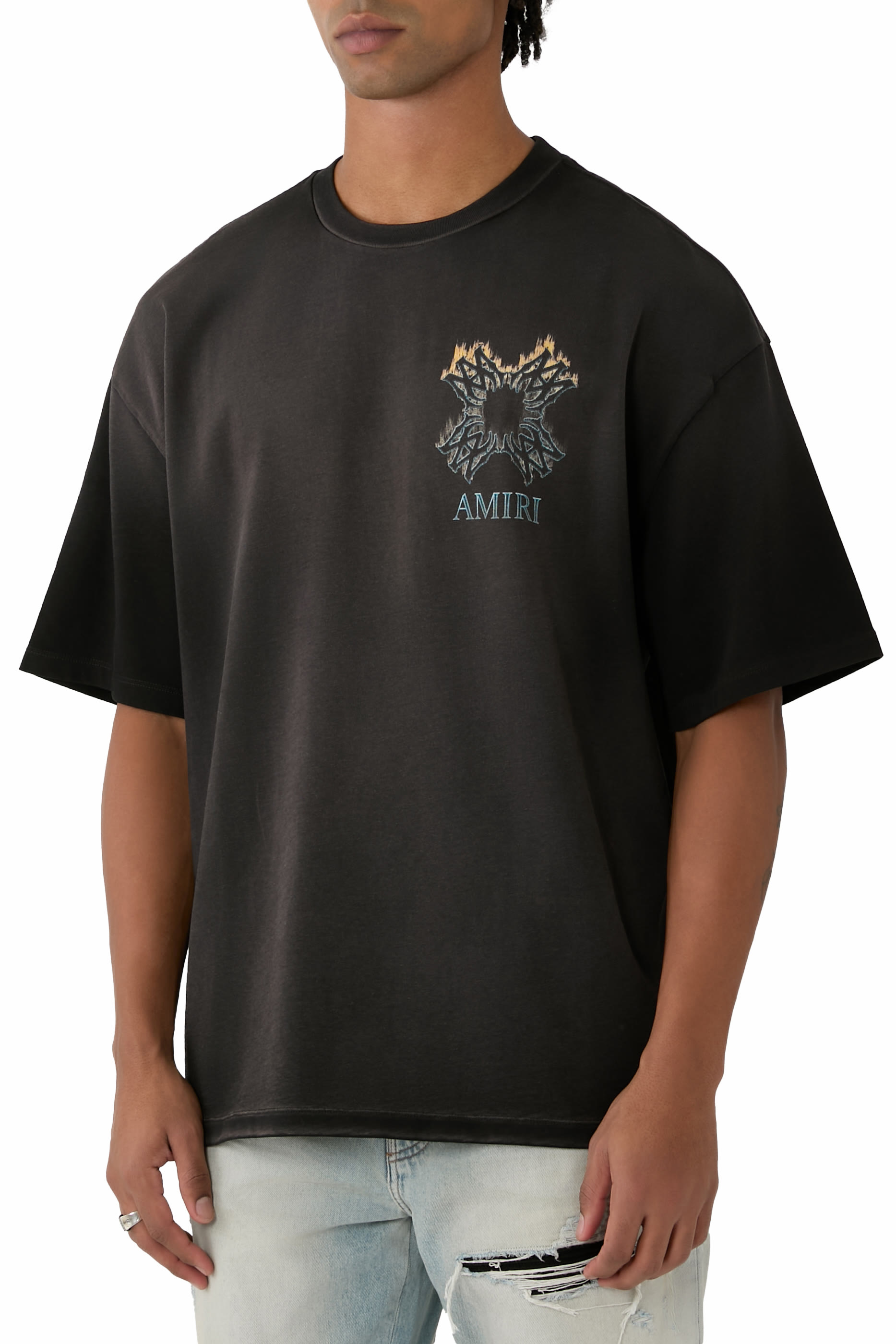 Ma Quad Flames Oversized T-Shirt