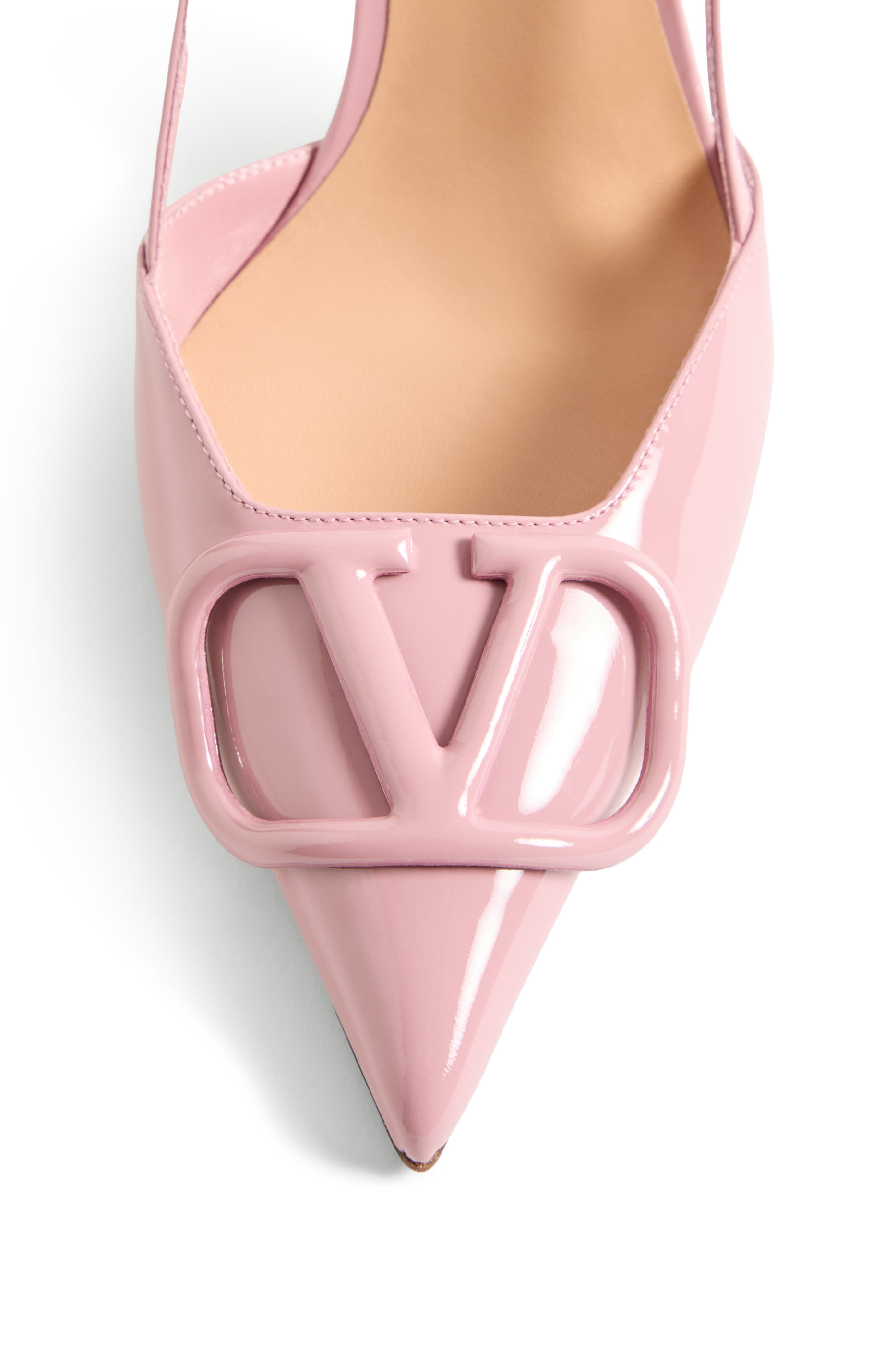 VLogo Signature Patent Leather 80 Slingback Pumps 