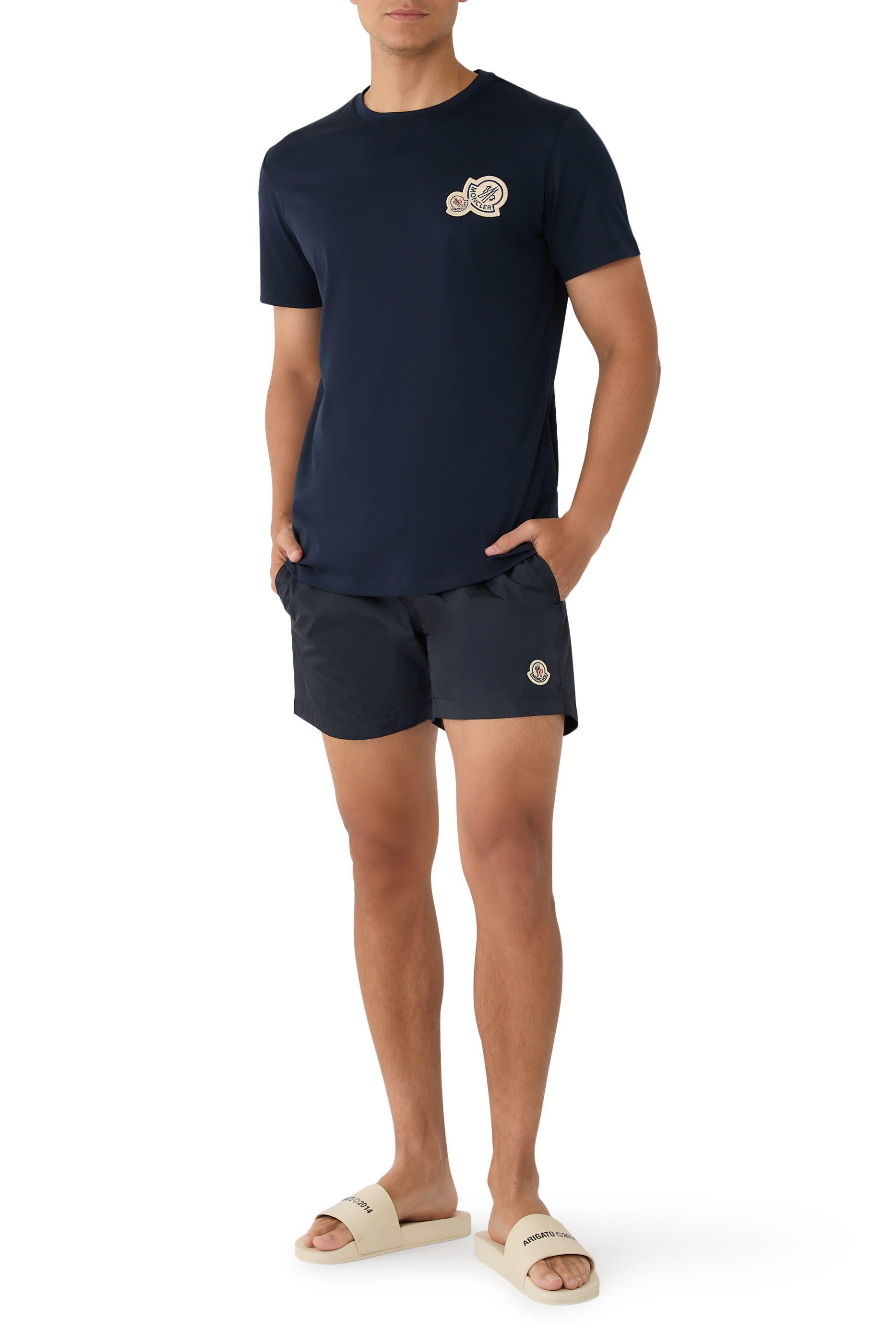 Logo Patch Swim Shorts