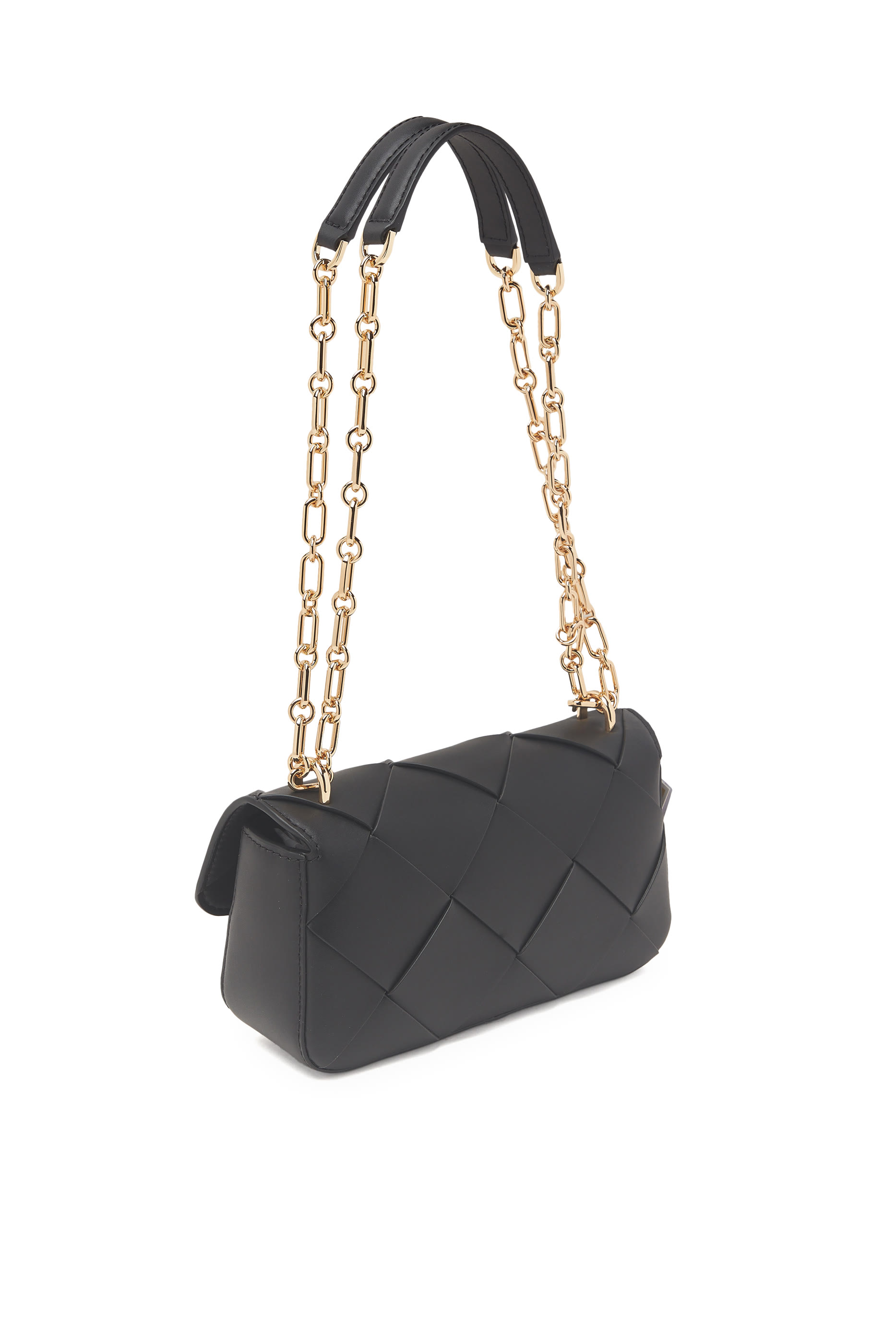 Tribeca Small Woven Leather Shoulder 