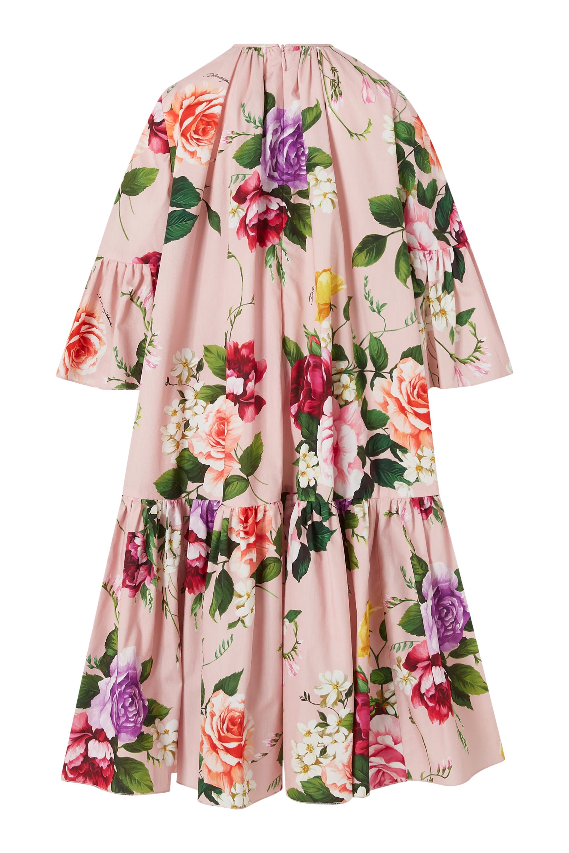 Kids Floral Cotton Poplin Dress