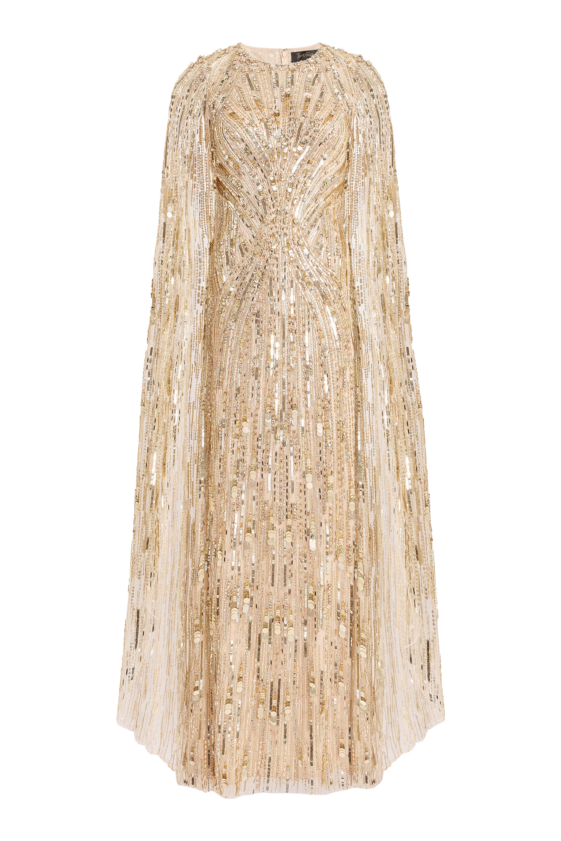 Elio Sequins Maxi Dress