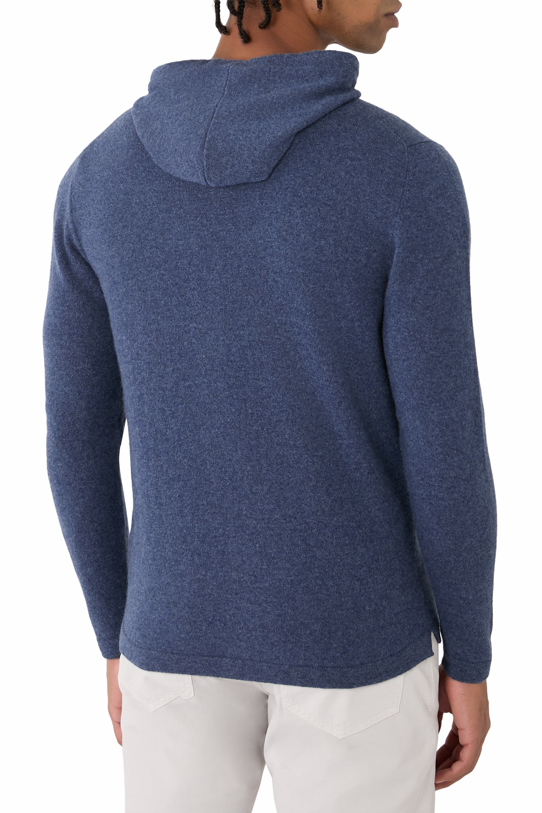 2-Ply Cashmere Zip Hoodie