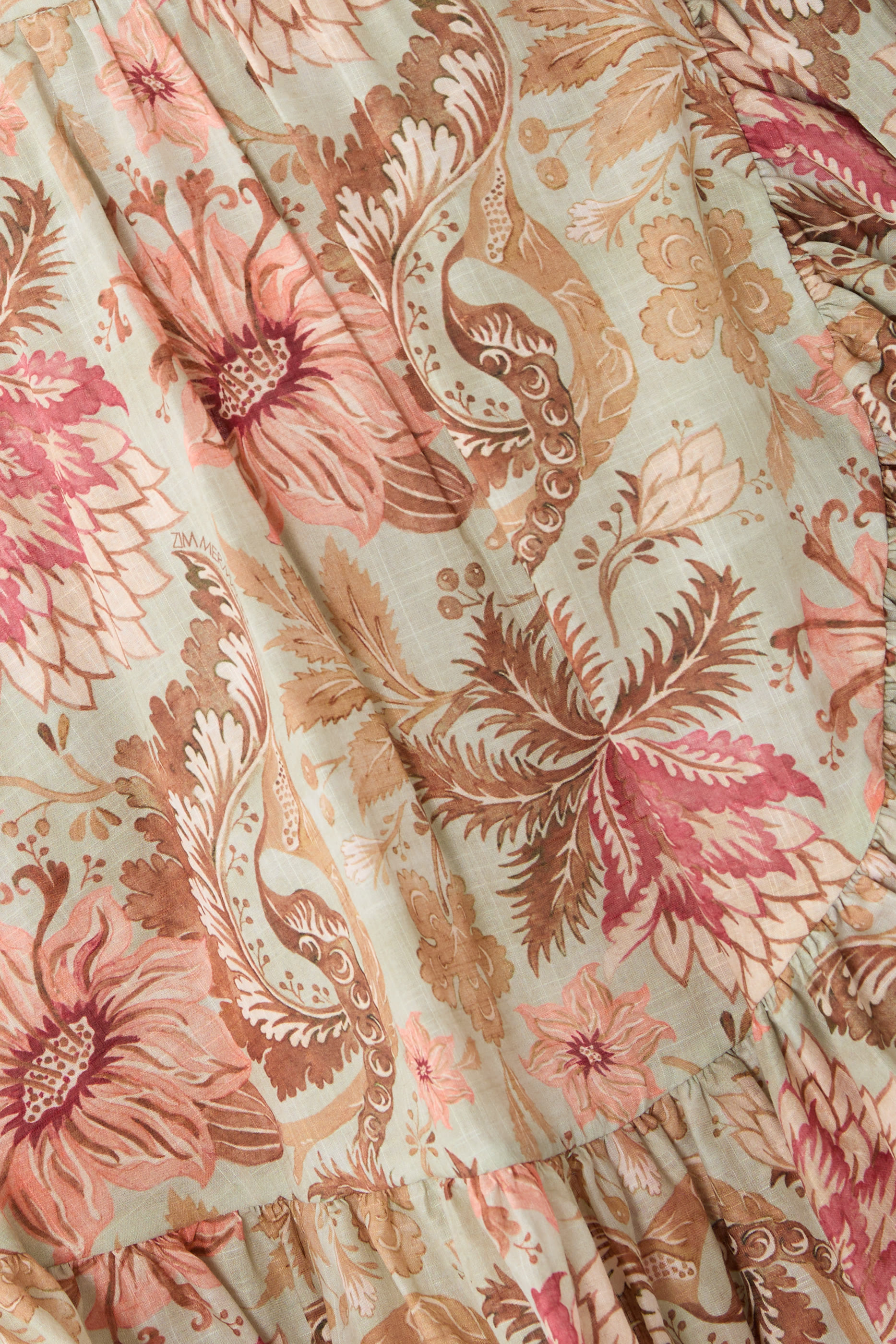 Daylight Mini Wrap Frill Dress