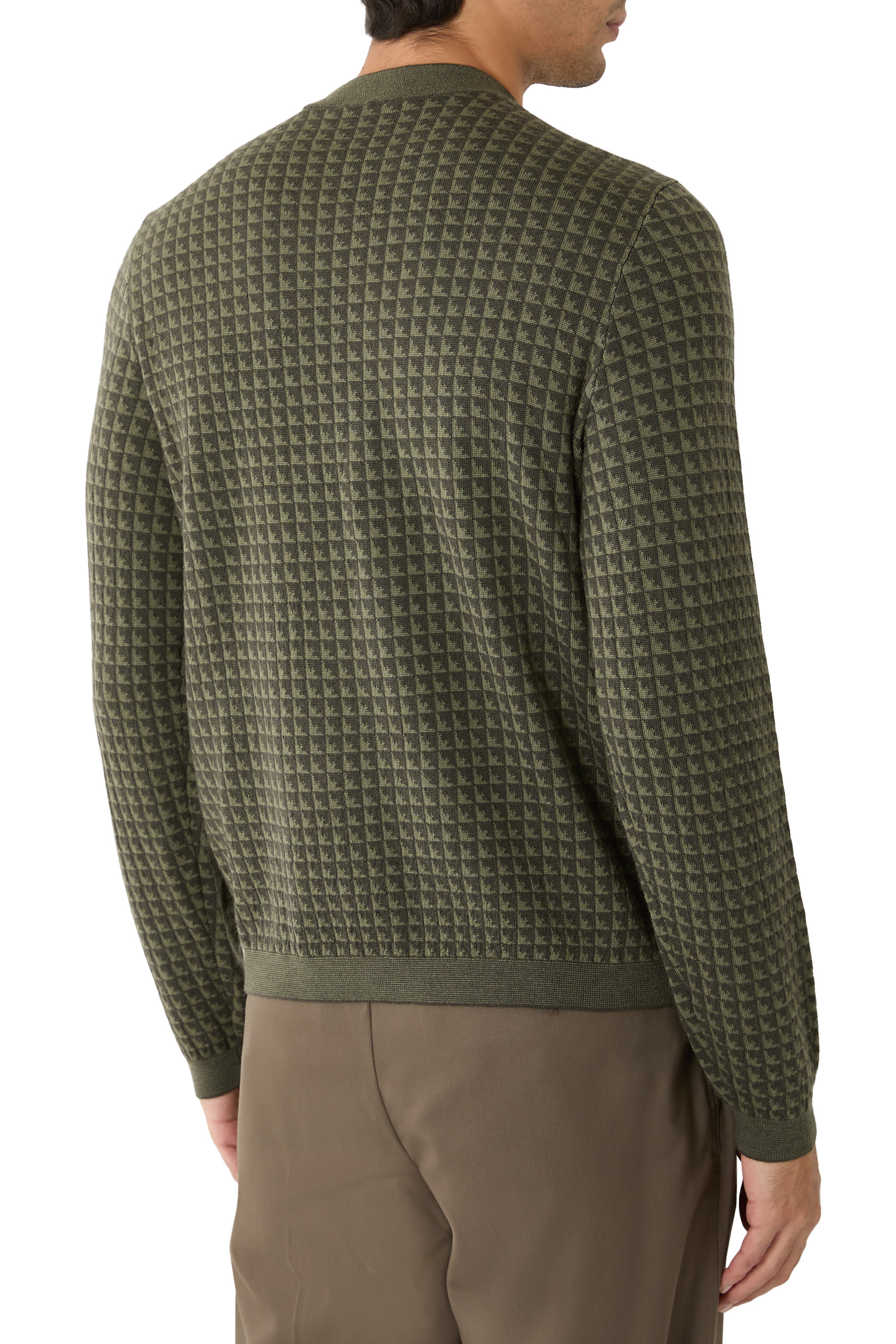 Jacquard Virgin-Wool Jumper