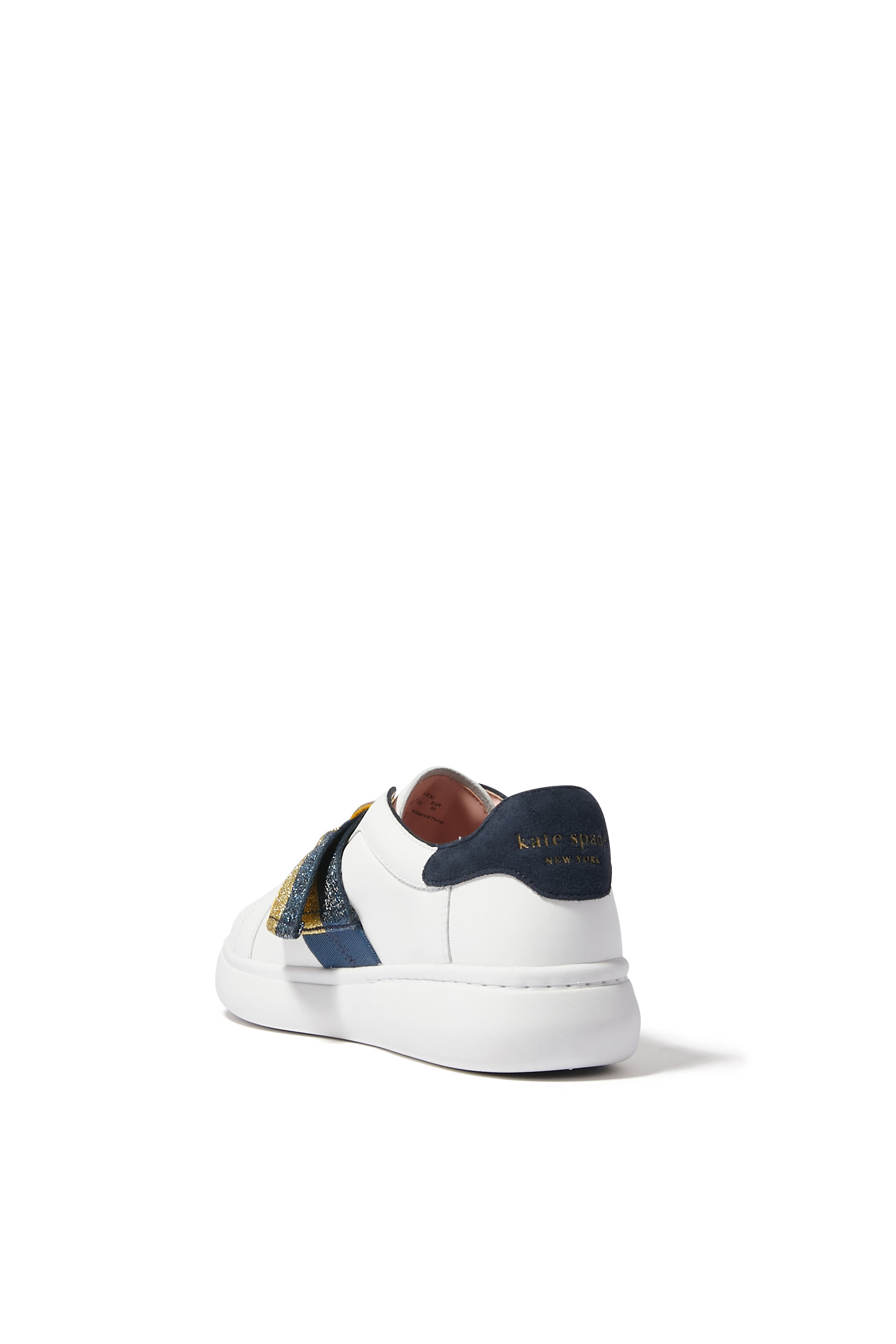 Lexi Pav&eacute; Leather Sneakers