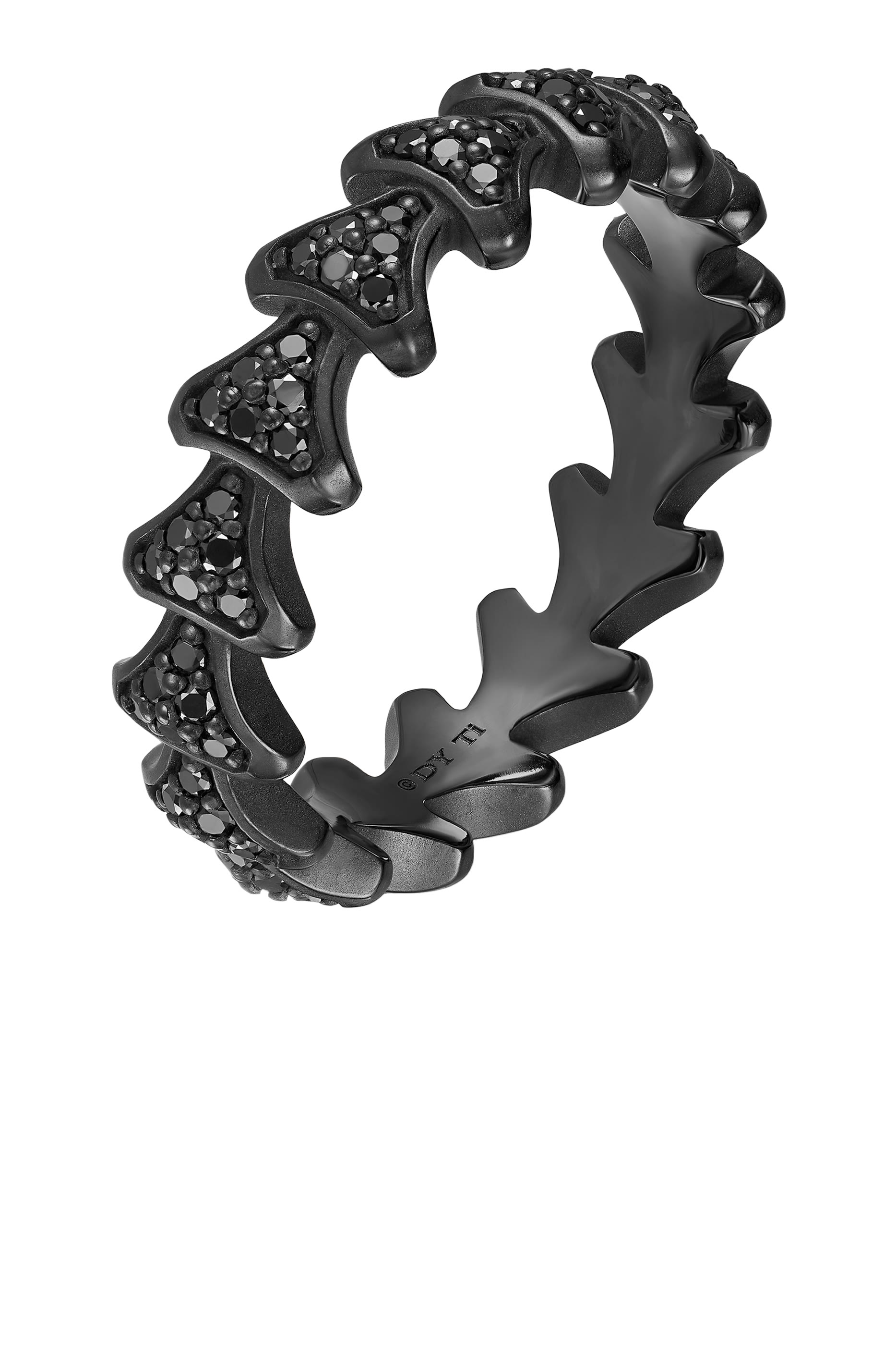 Armory&reg; Band Ring, Black Titanium & Black Diamonds
