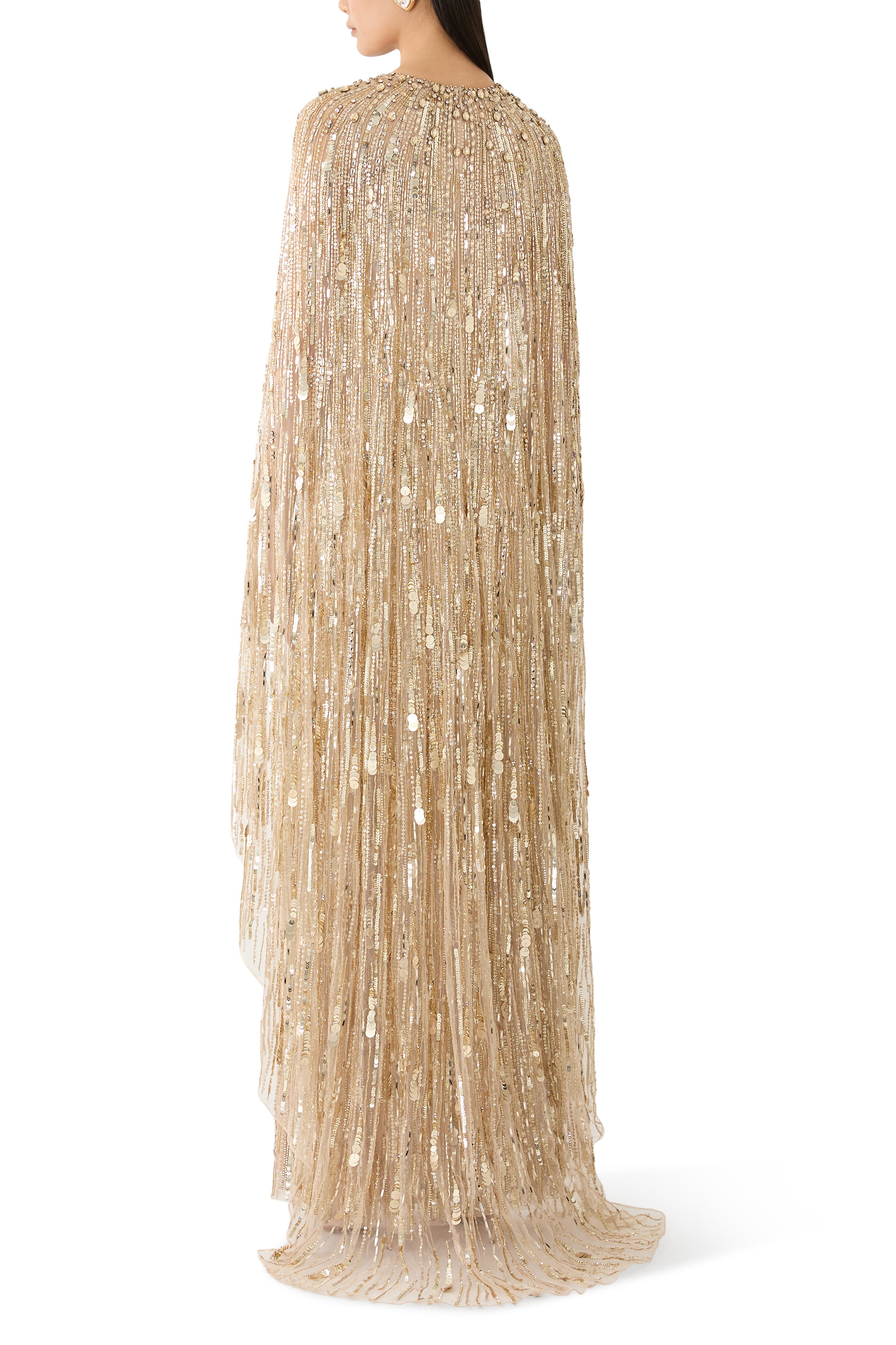 Elio Sequins Maxi Dress
