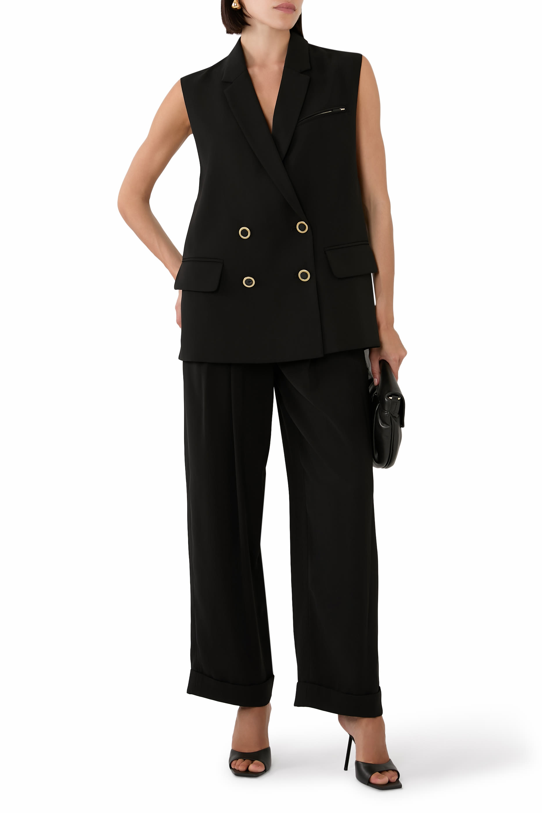 Salin de Giraud Waist Folds Trousers