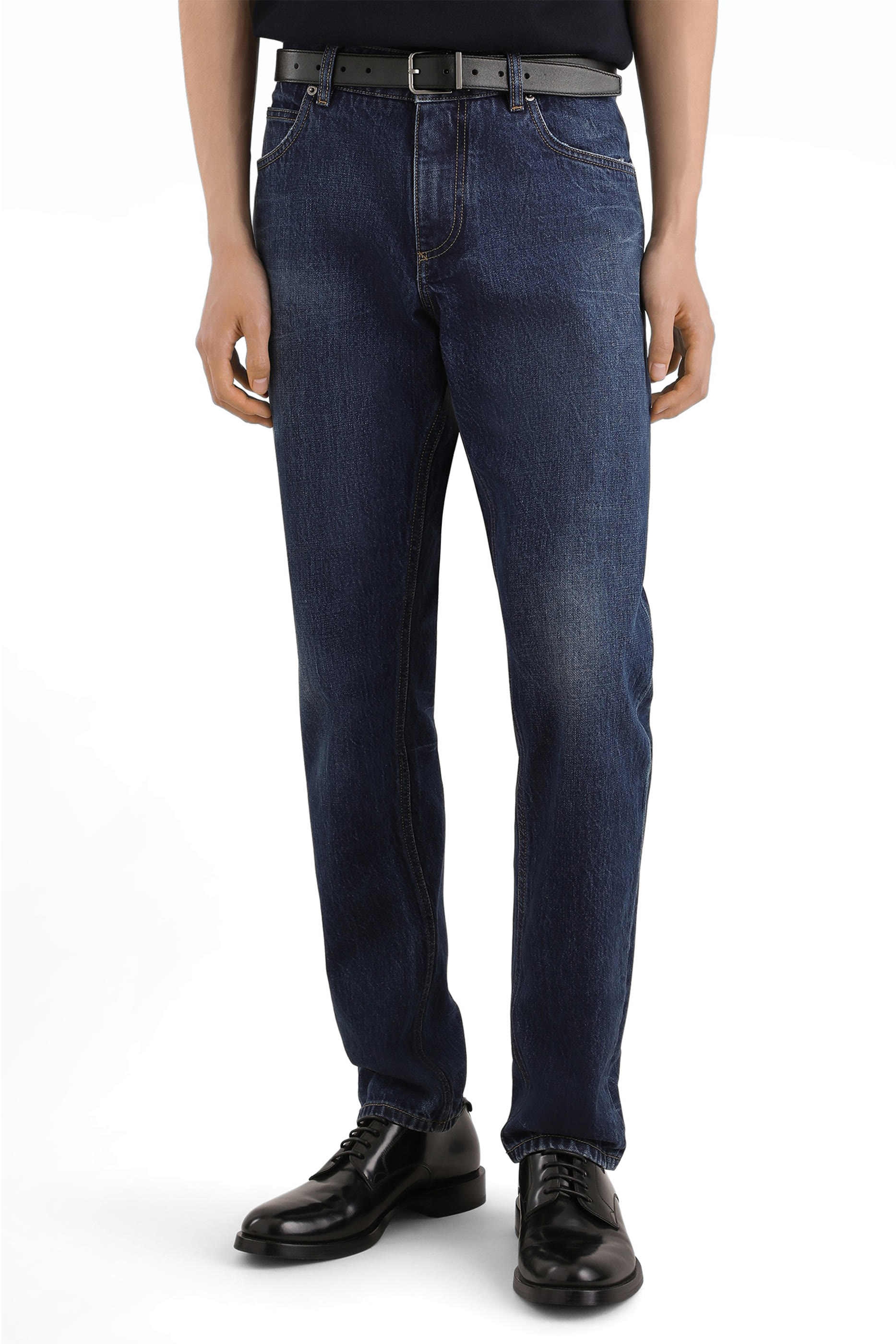 DG Logo Relaxed-Fit Denim Trousers