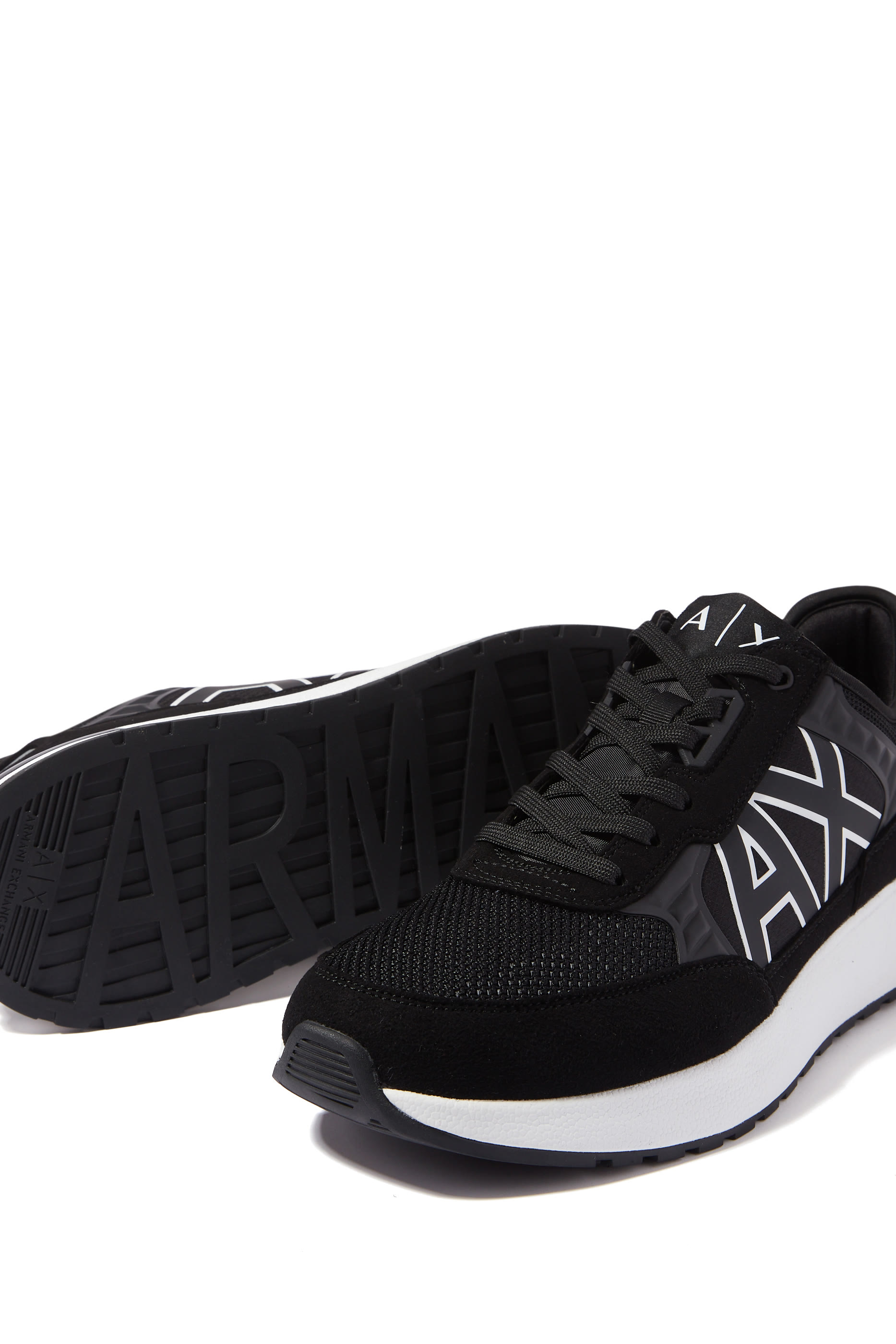 3D Logo Low-Top Sneakers