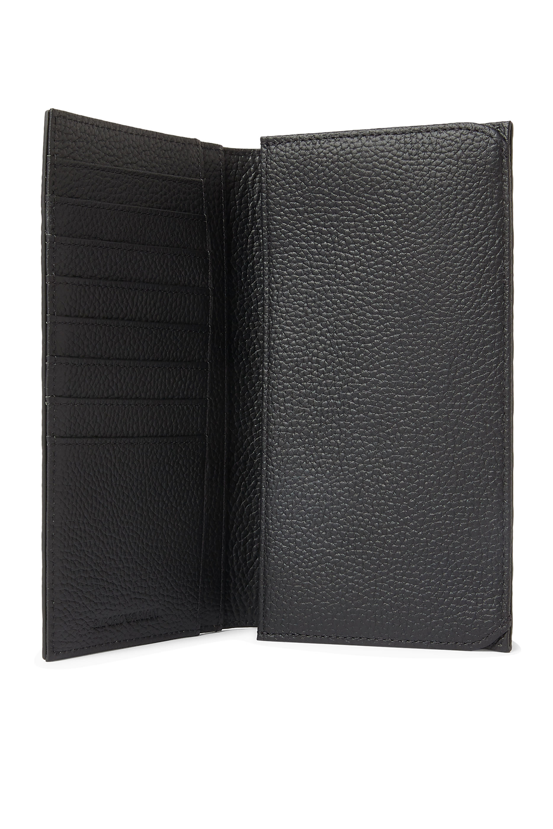 All-Over Embossed Eagle Leather Large Currency Holder