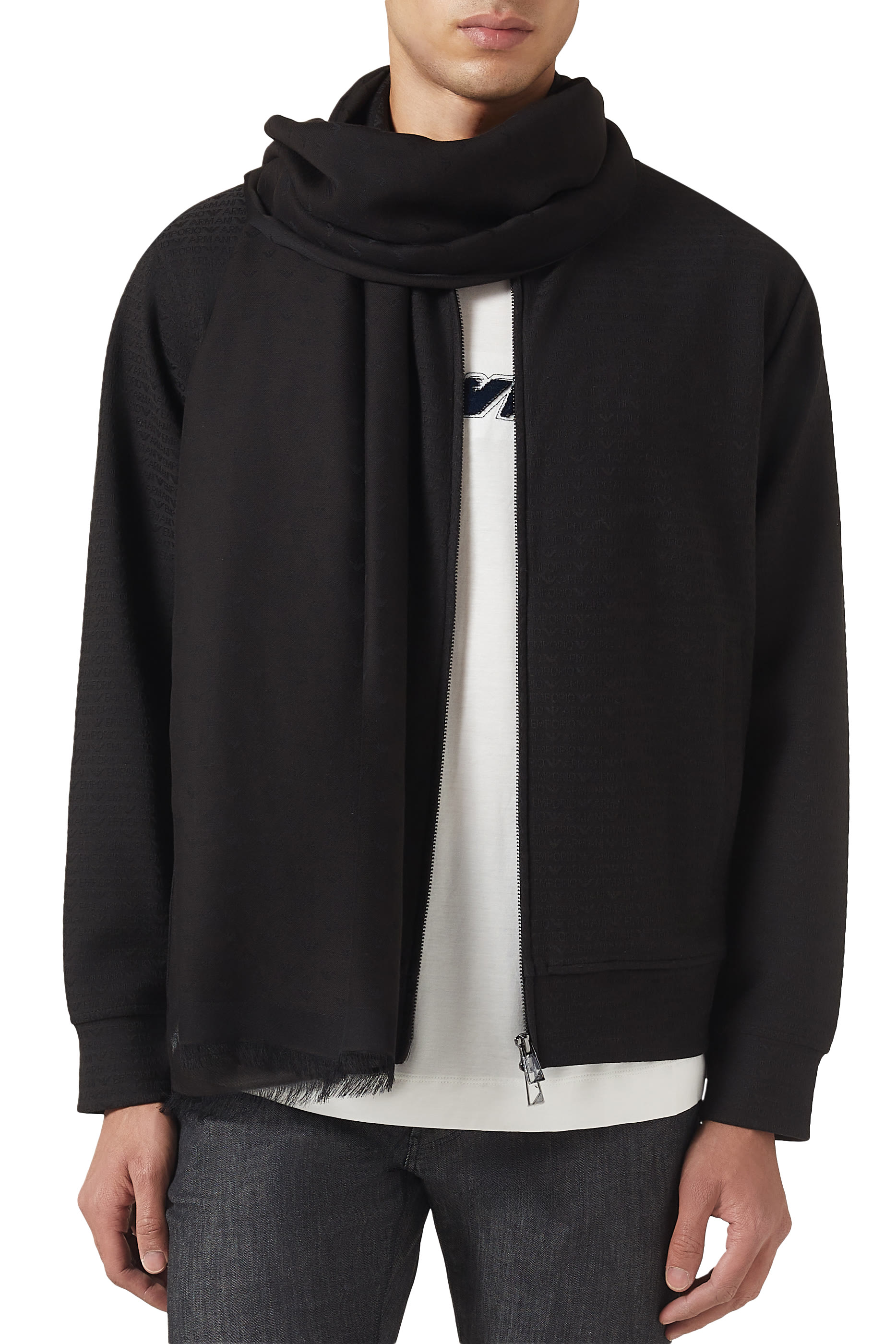 Micro Eagle Logo Scarf