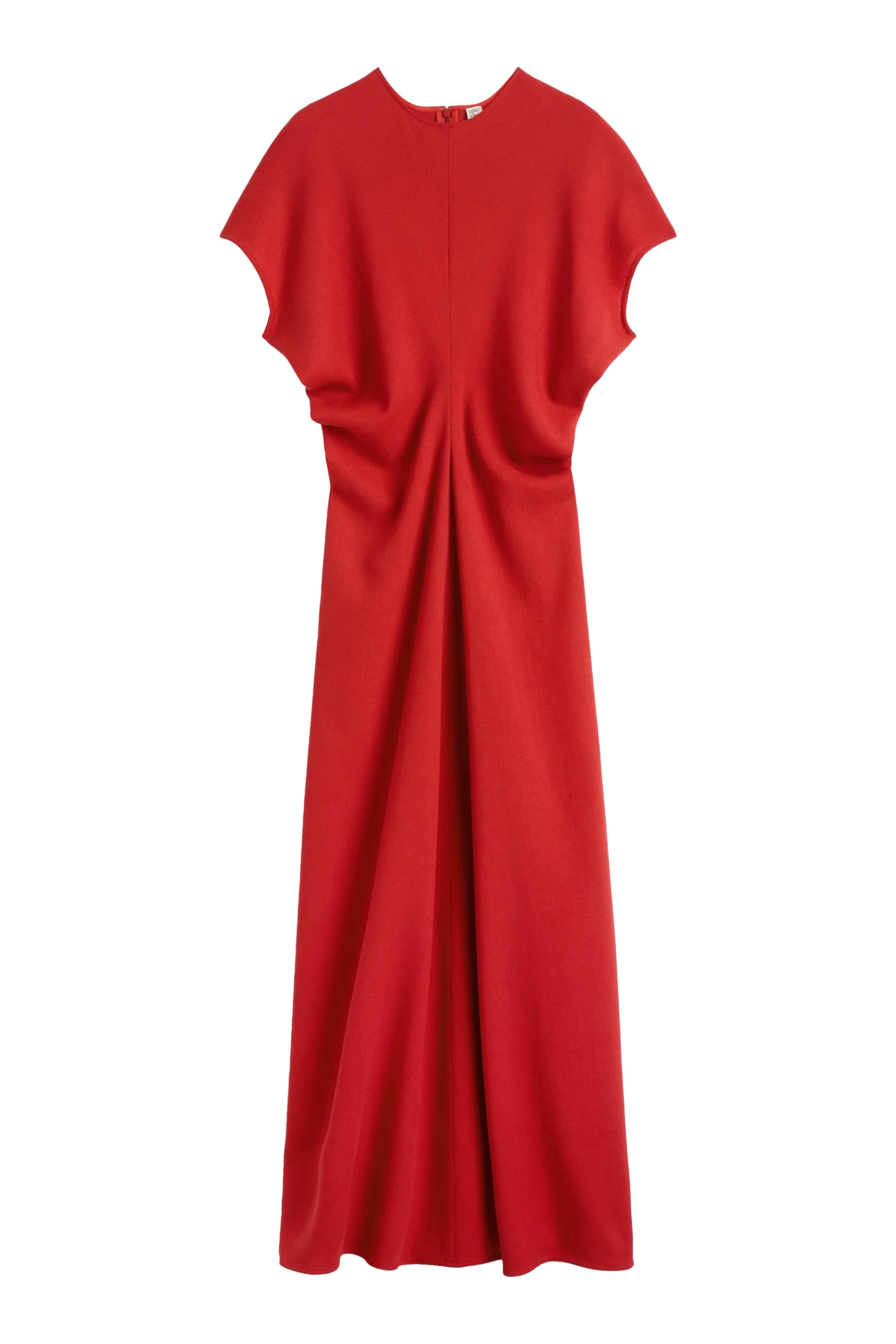 Slouch Waist Wool Dress