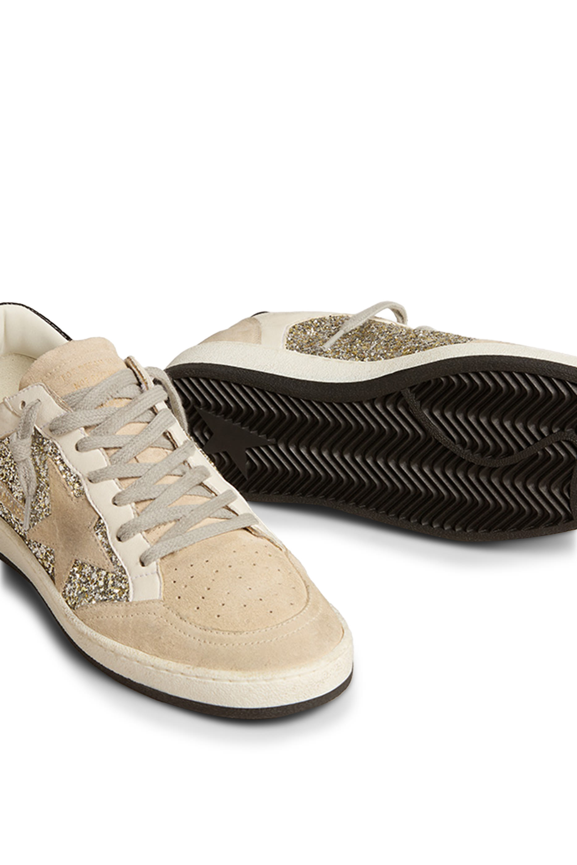 Low Top Bold Star Suede Sneakers