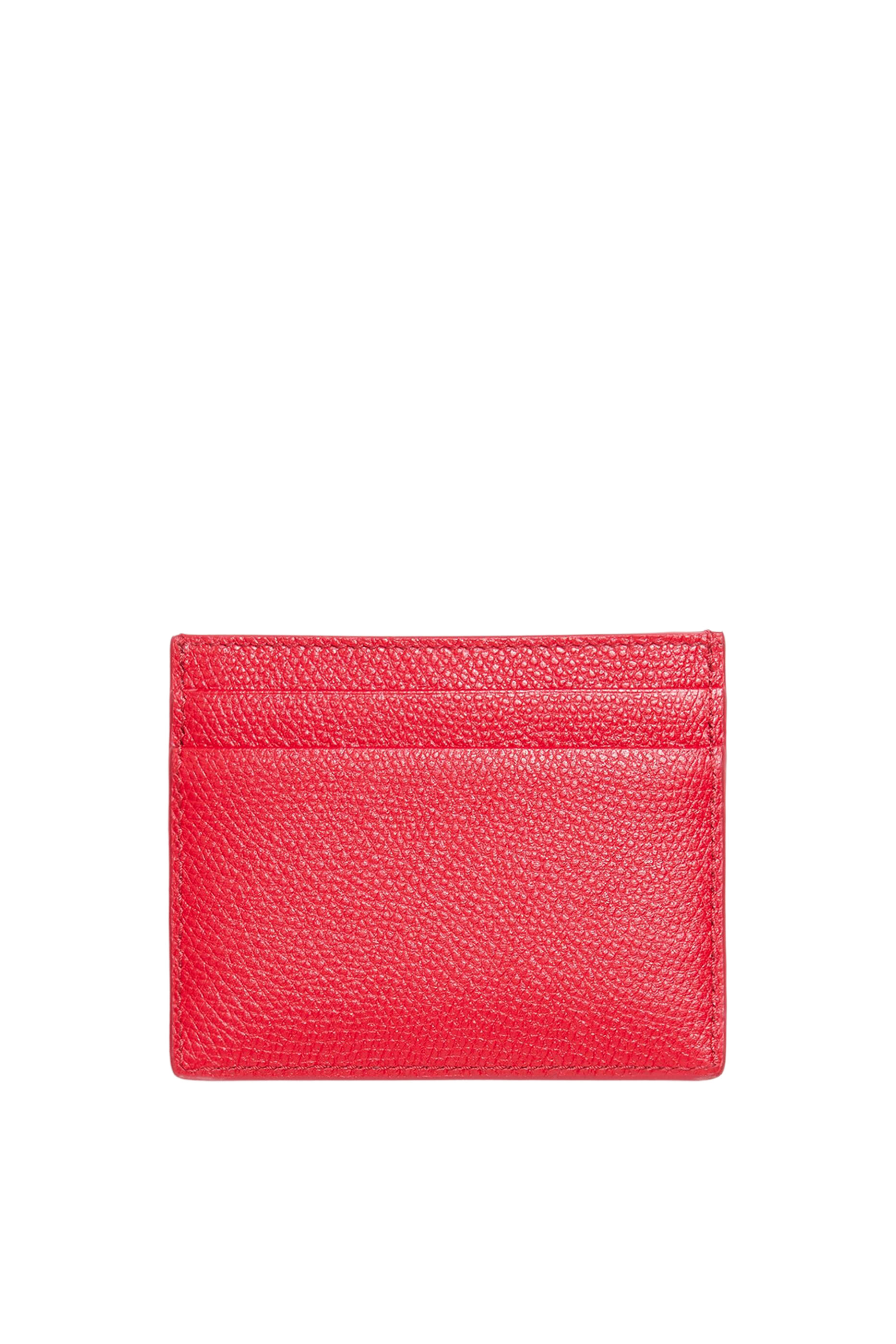 VLogo Signature Grainy Calfskin Card Holder