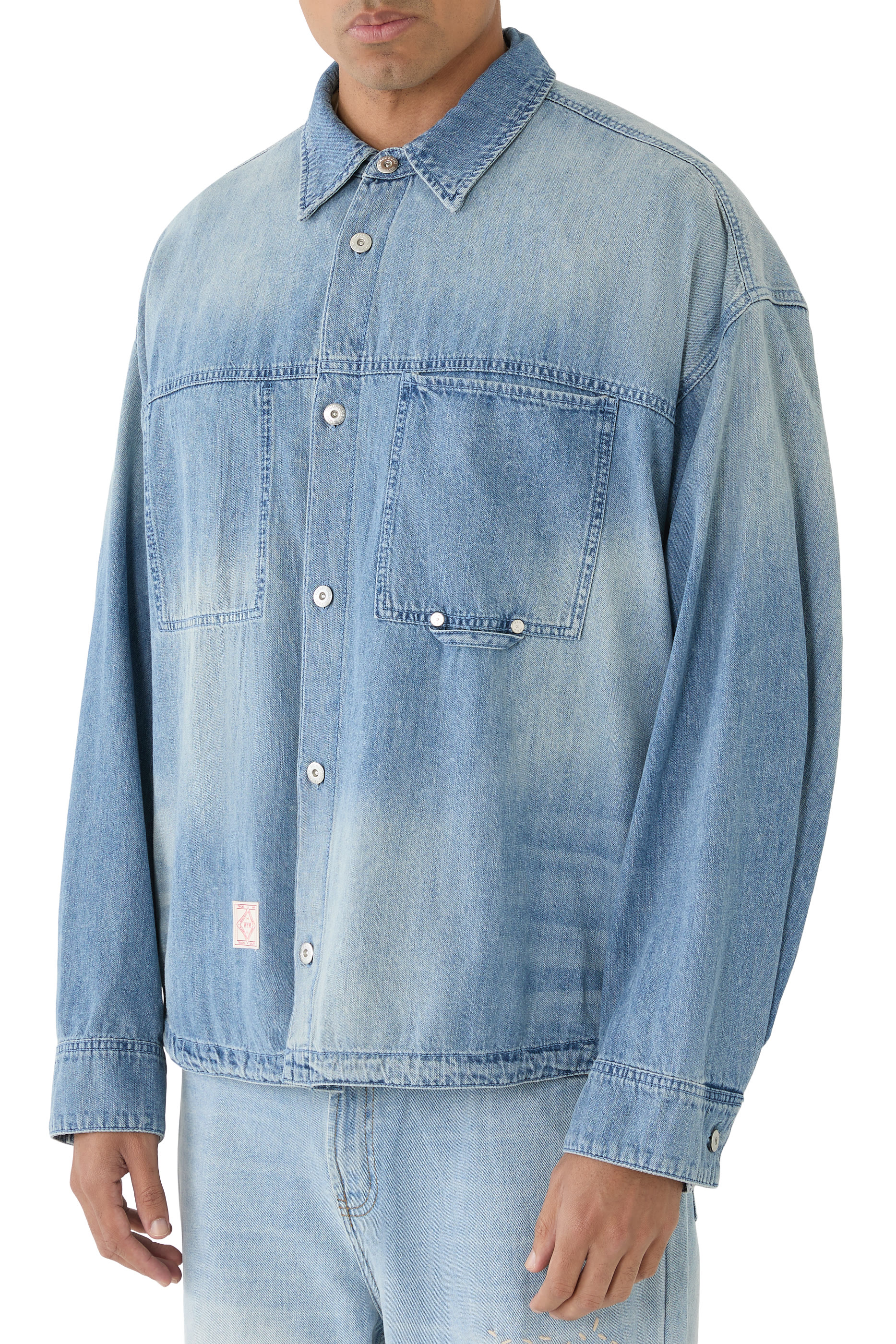Logo Denim Shirt 