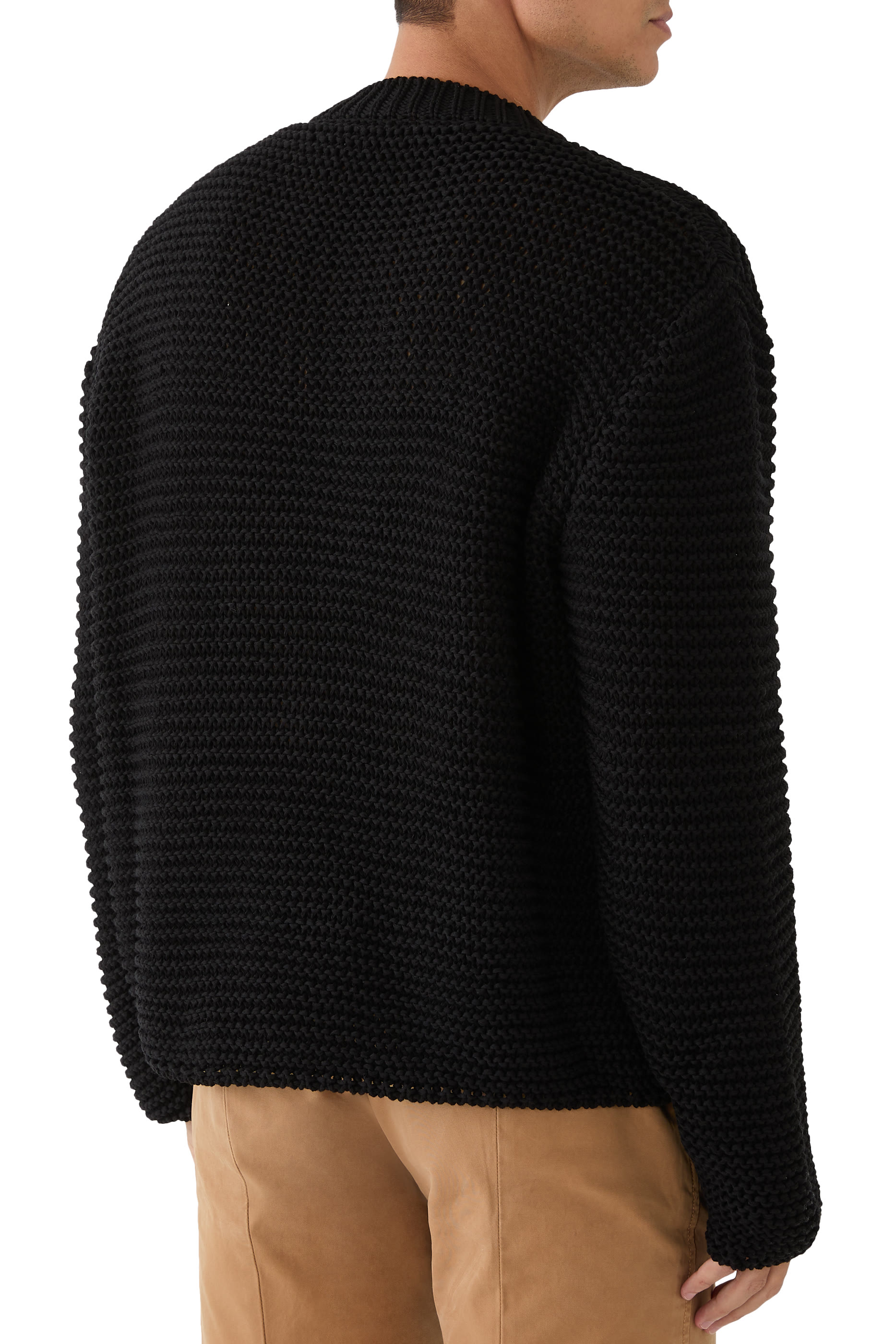 Logo Textured Jumper