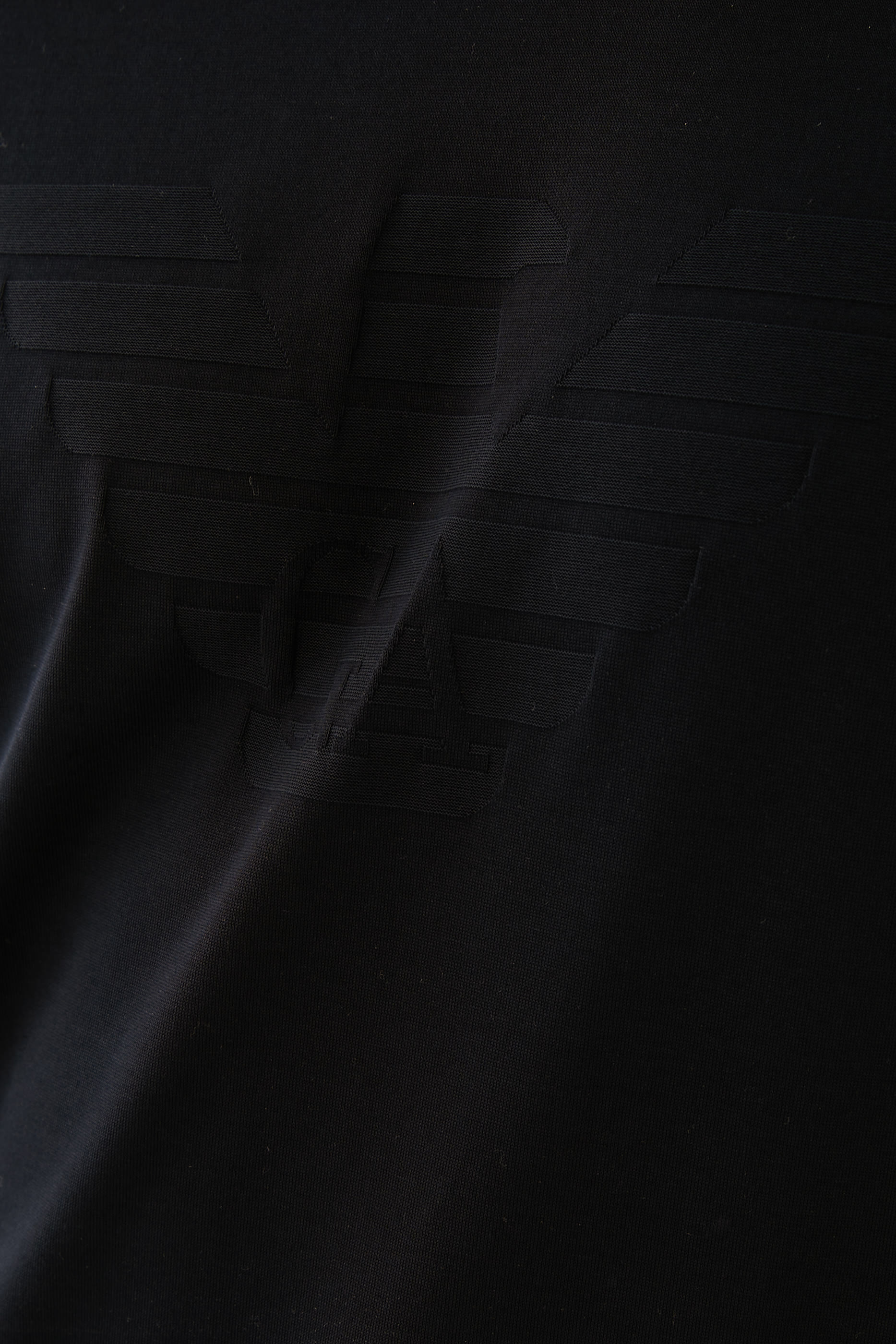 Jersey T-shirt with Jacquard Logo