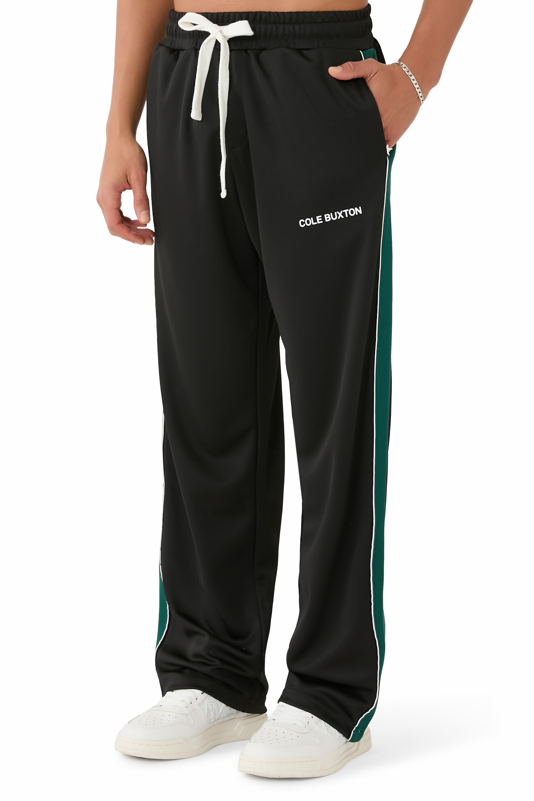 Contrast Tape Track Pants