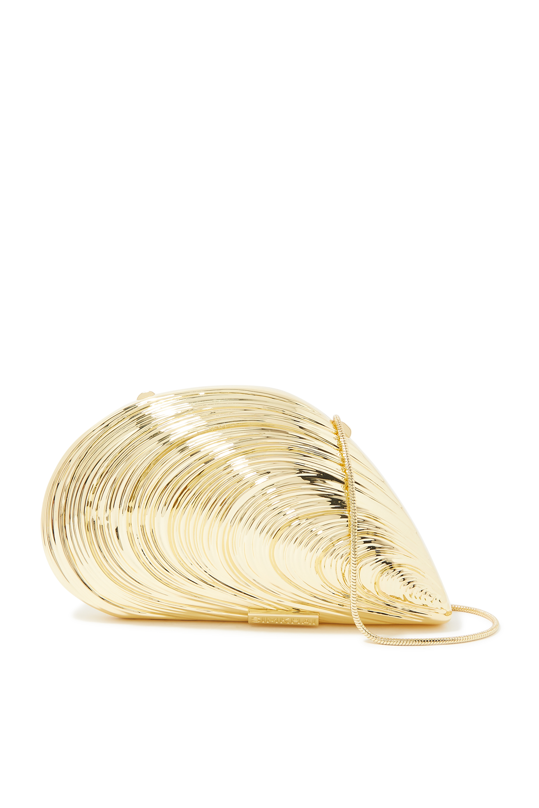 Bridget Metal Shell Clutch