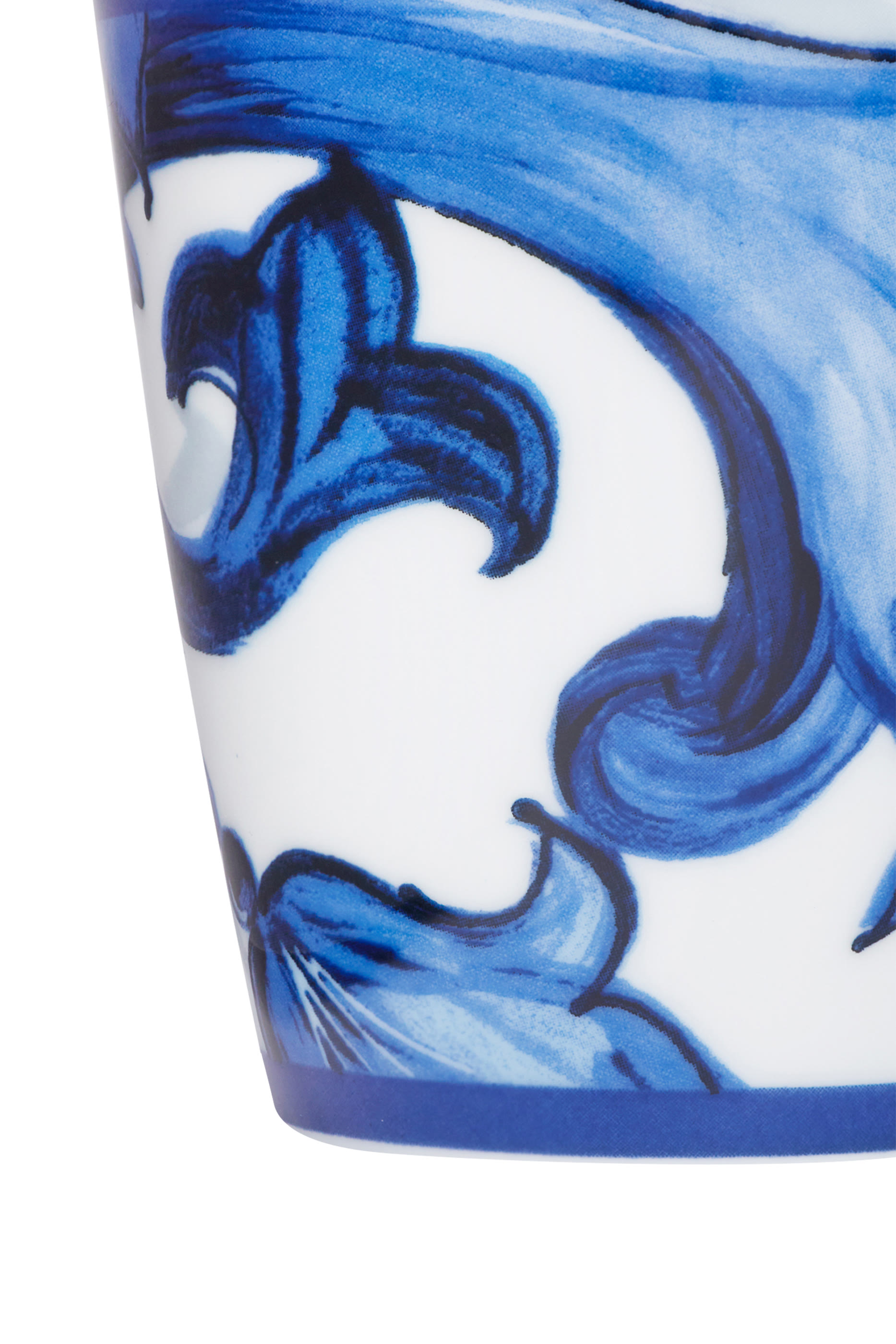 Blu Mediterraneo Fiore Foglie Mug