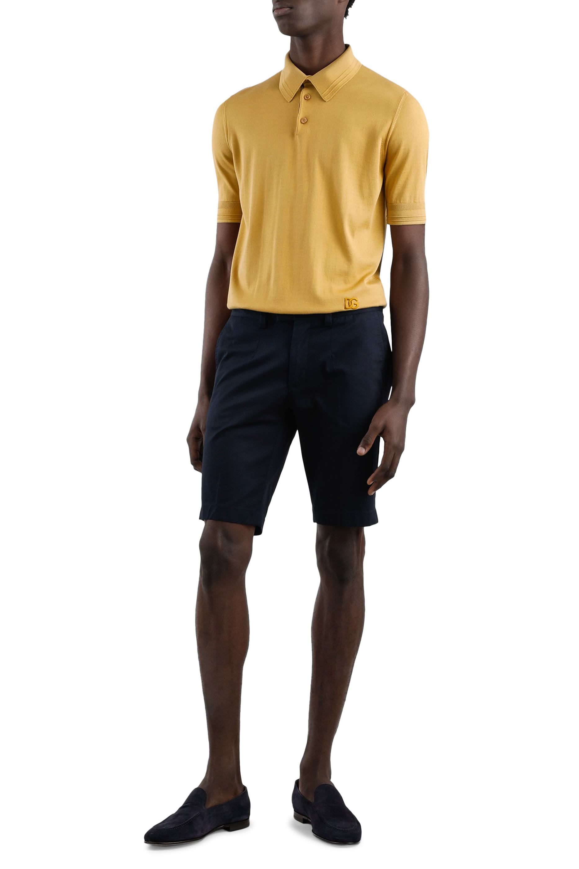 Cotton Gabardine Bermuda Shorts
