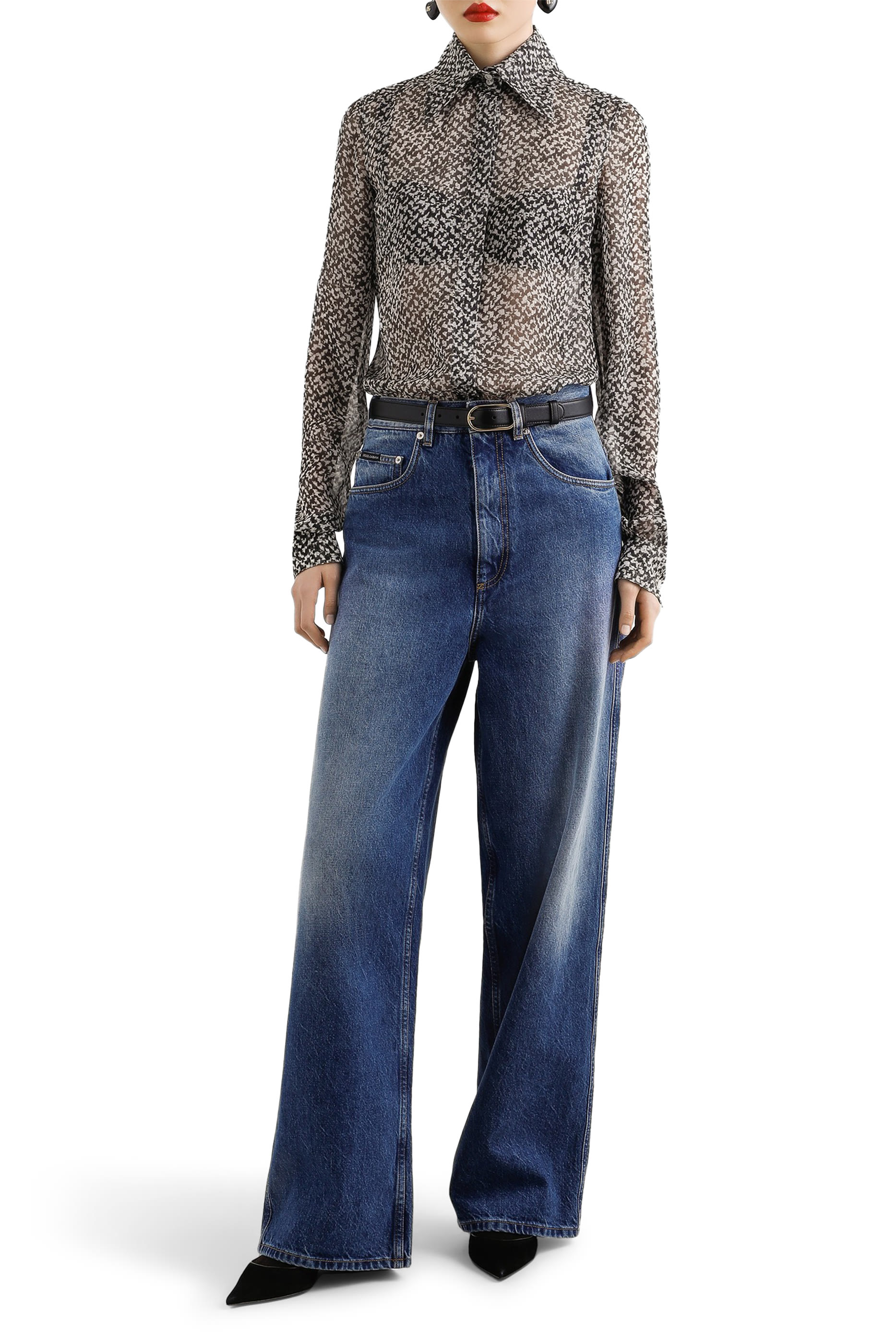 Diagonal-Stripe Shirt