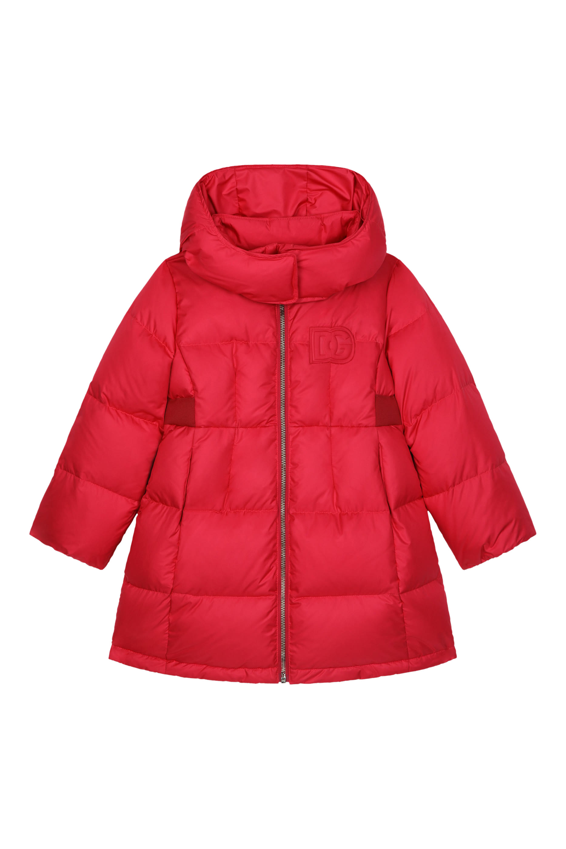 Kids Long Nylon Down Jacket 