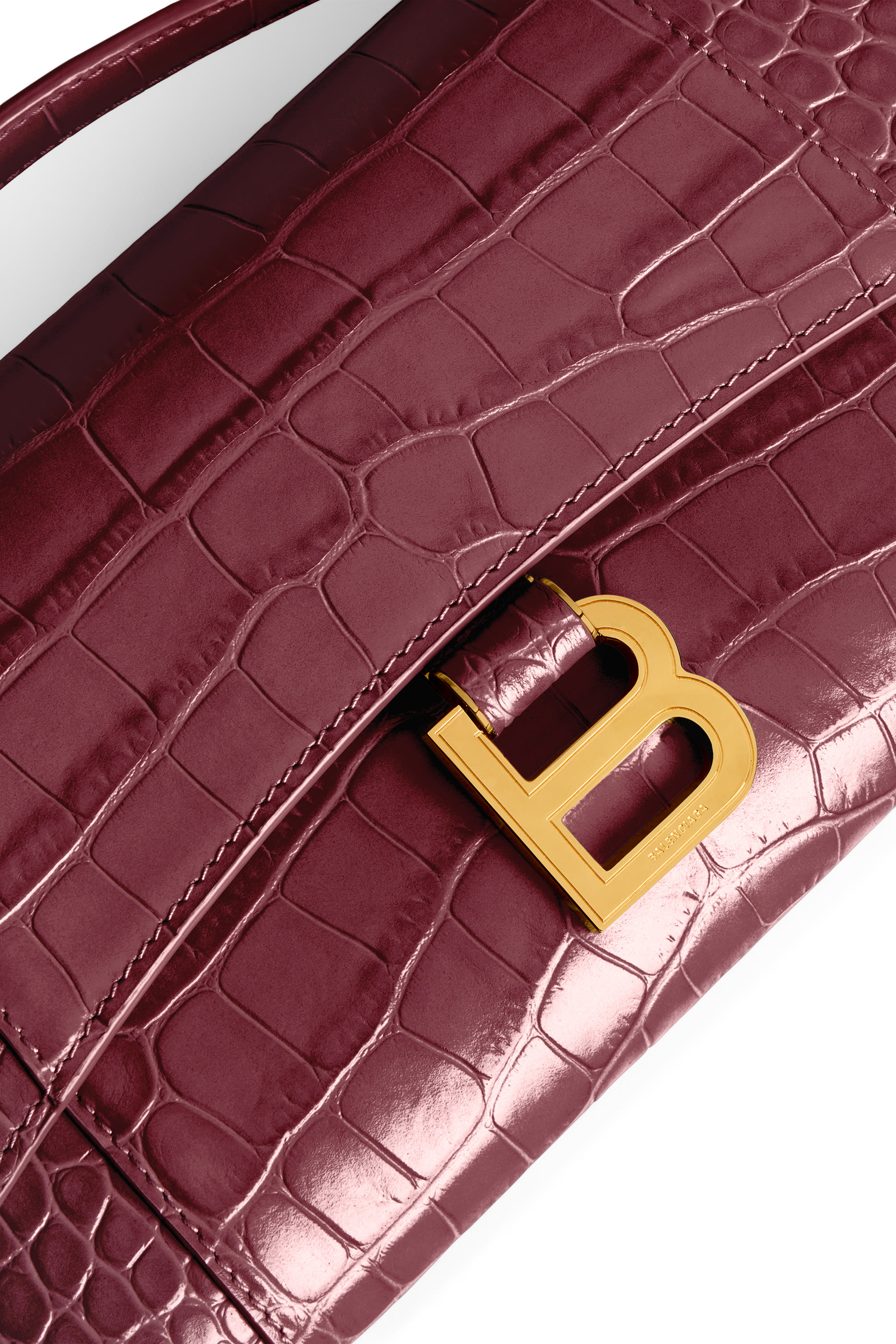 Small Hourglass Top-Handle Bag