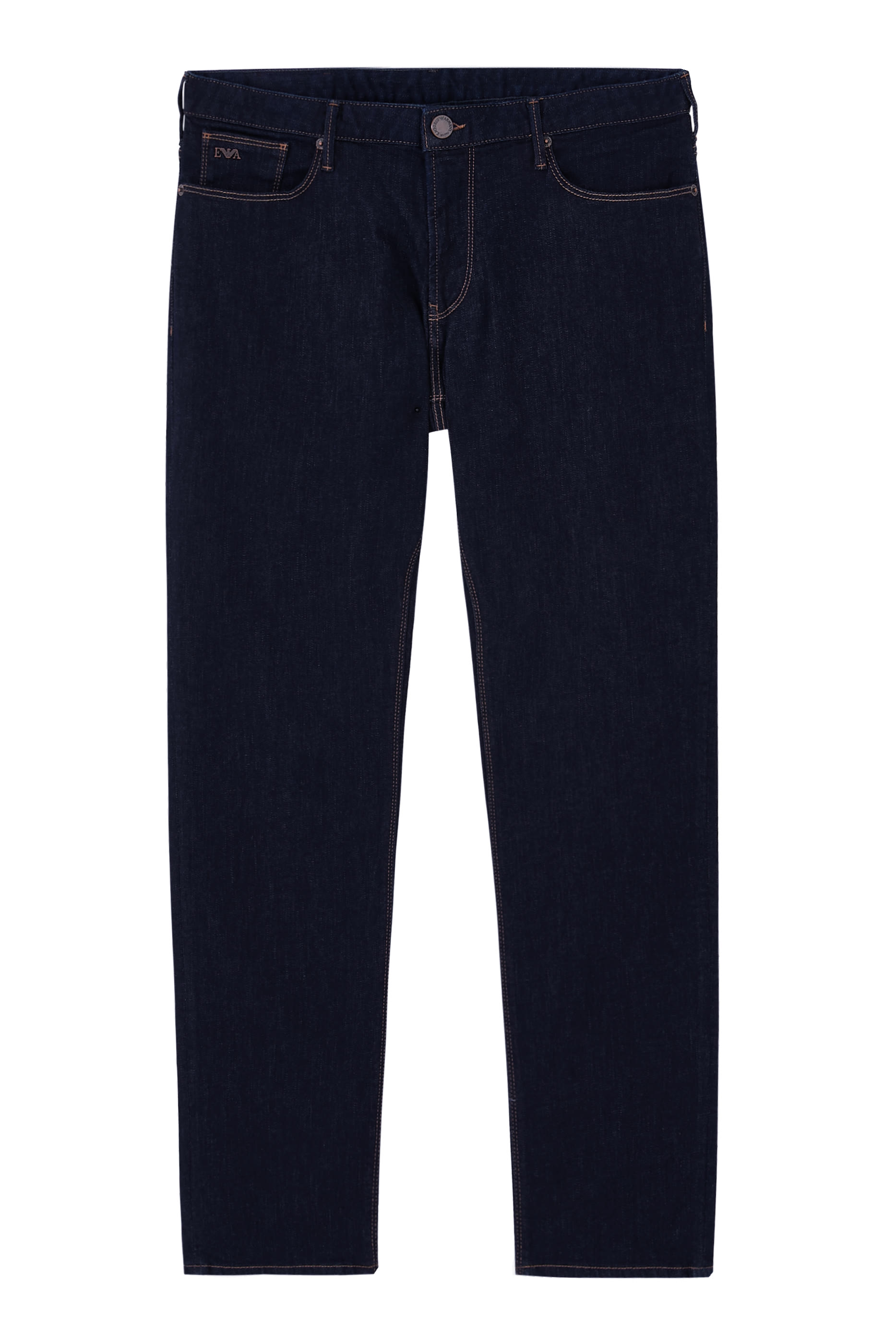 Slim-fit Washed Denim Jeans