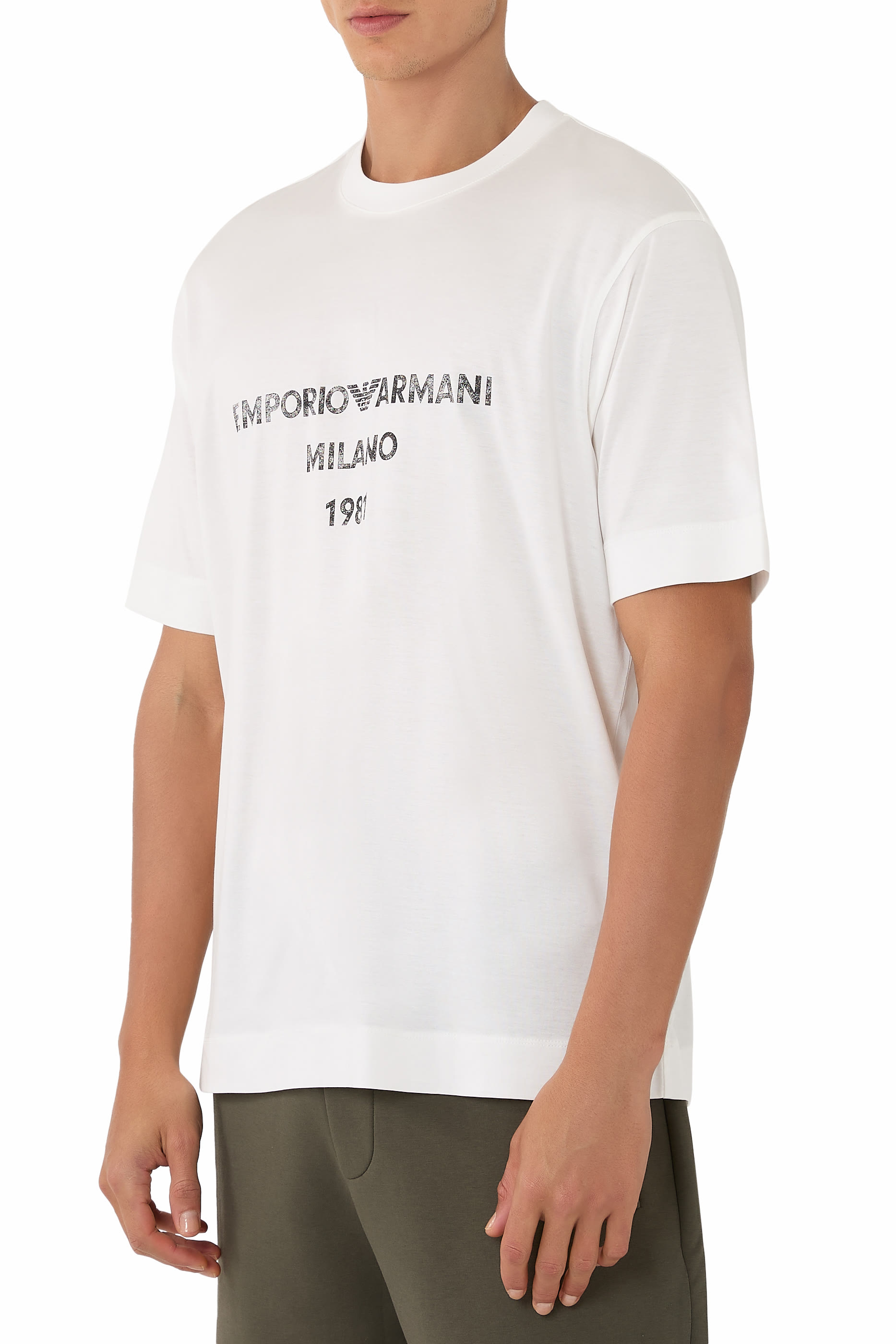 ASV Lyocell T-shirt with Vintage Logo Print 