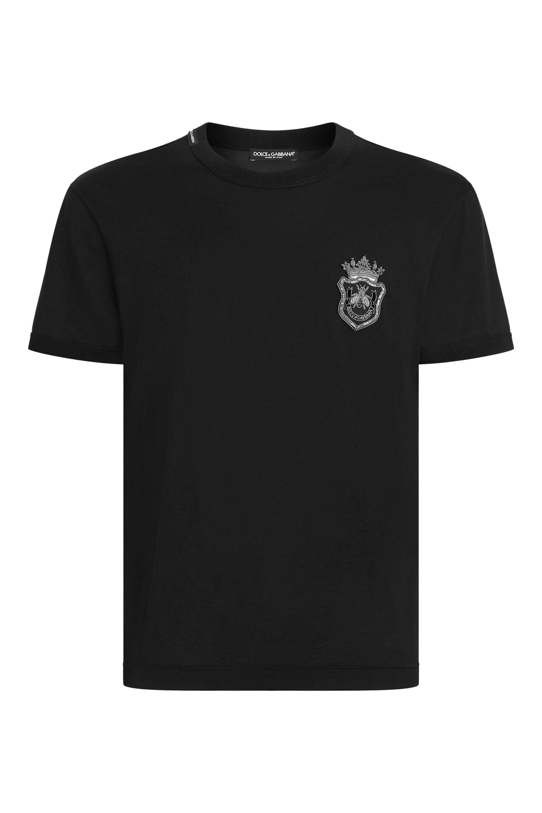 Heraldic Patch Cotton T-Shirt