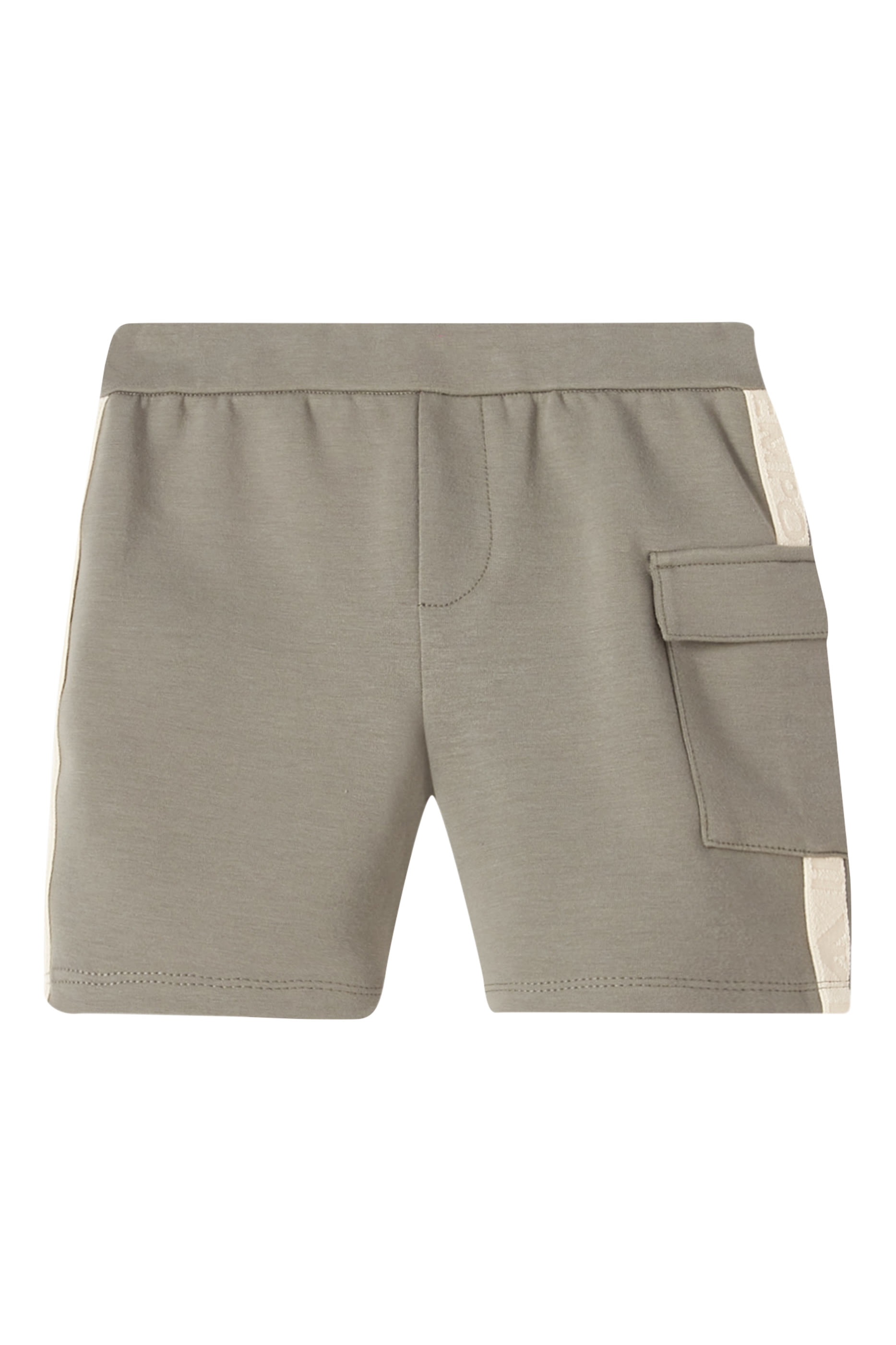 Kids Logo Tape Text Jersey Shorts