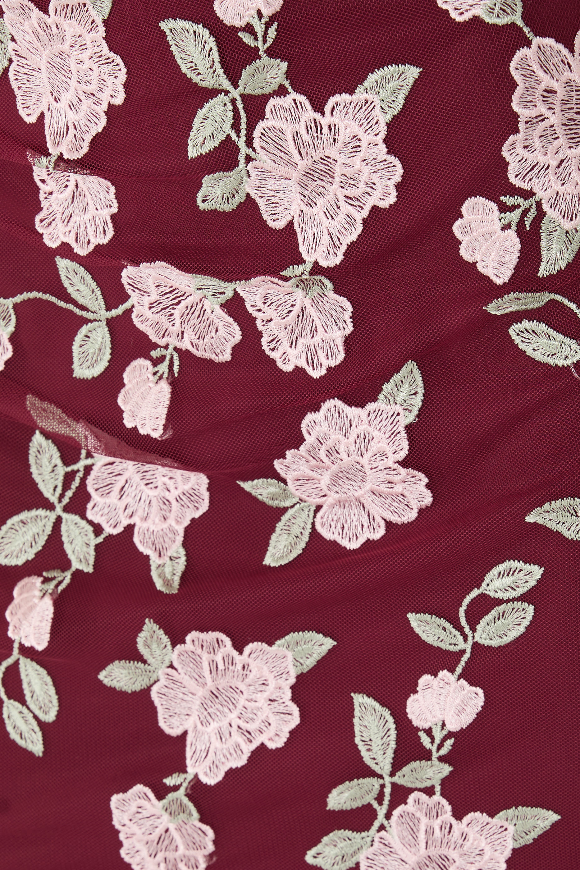 Mesh Asymmetric Flower Print Dress