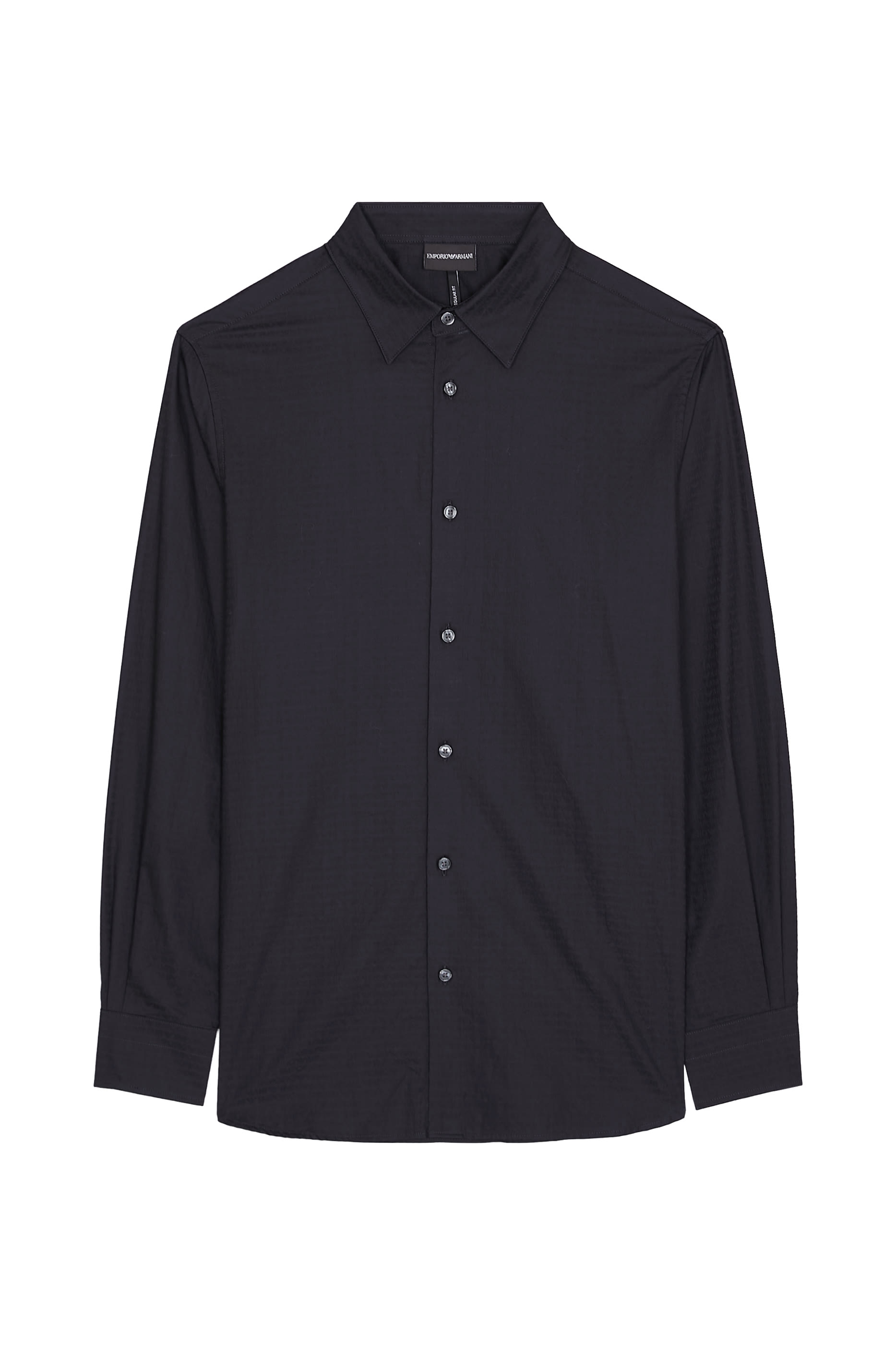 Micro EA Text Logo Long Sleeves Shirt