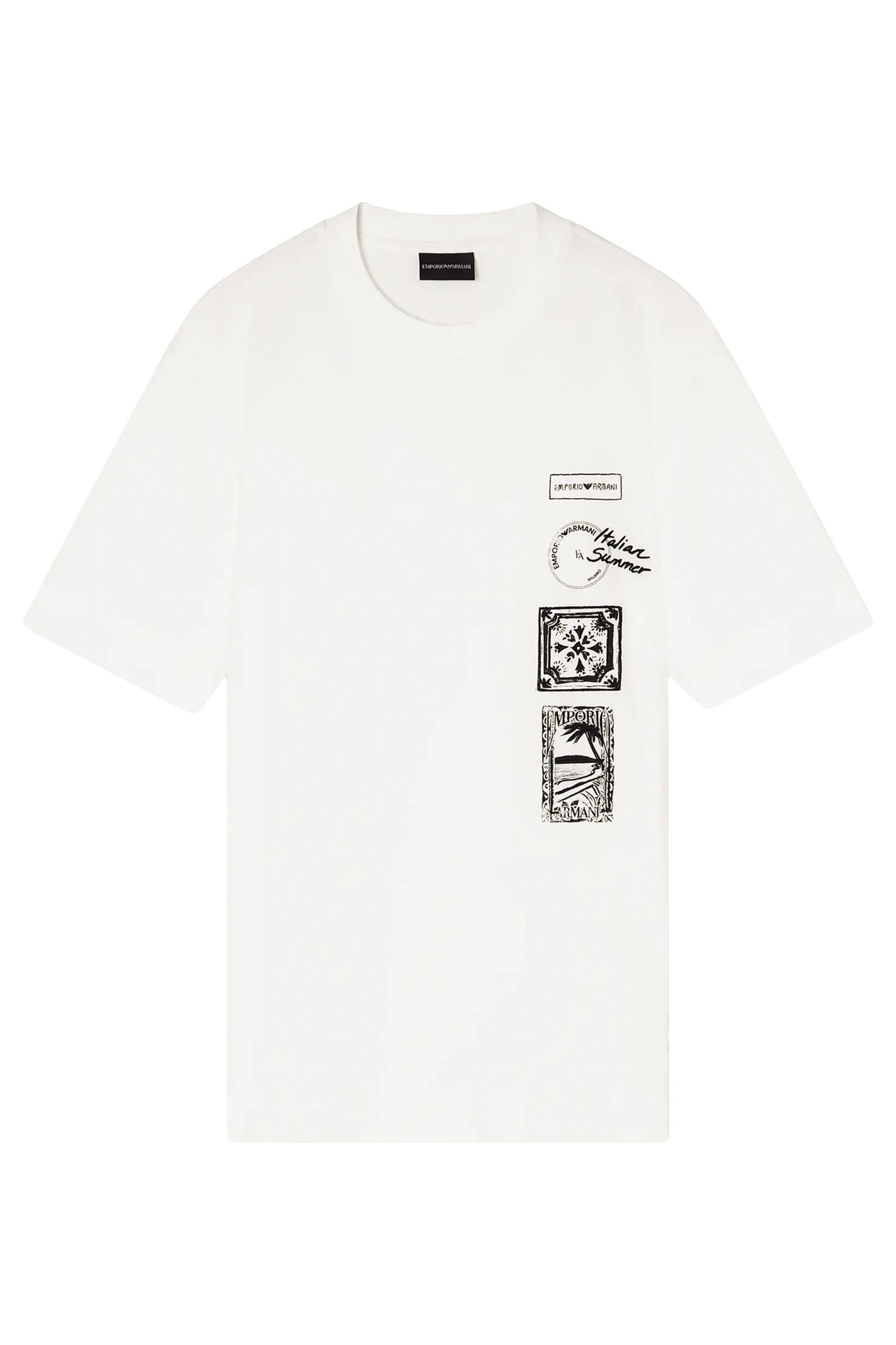  Postcard Print T-Shirt 